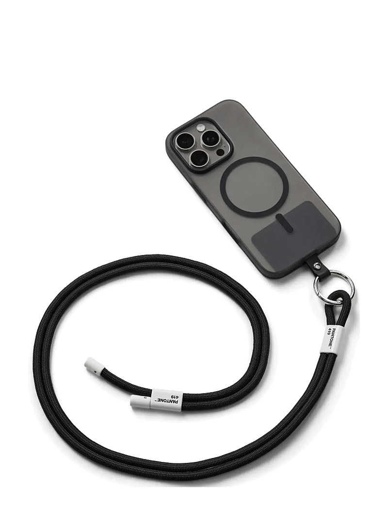 PANTONE - Pantone Adjustable Phonestrap - telefonu turētāji - black 419 - 0
