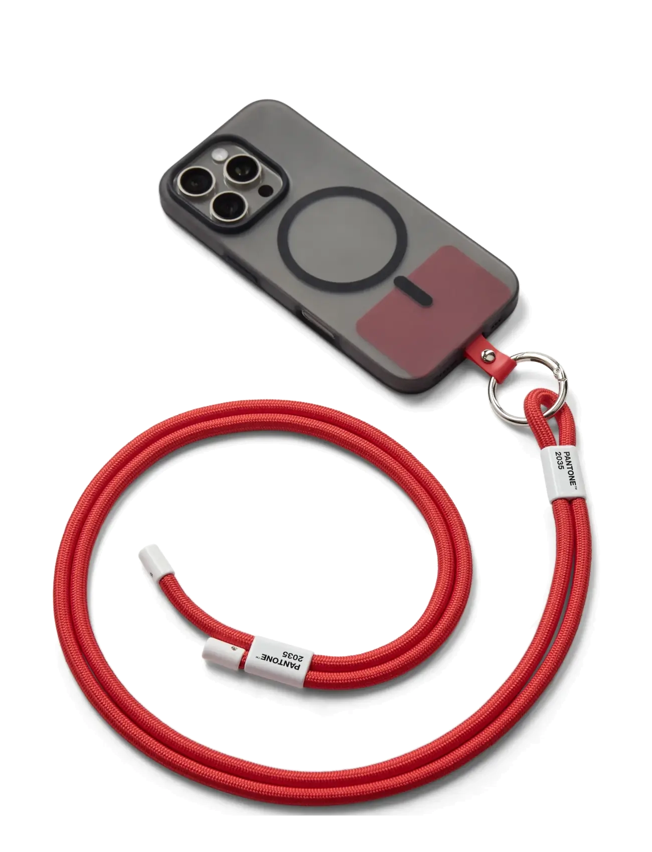 PANTONE Pantone Adjustable Phonestrap - Ferða aukahlutir - RED 2035 / red