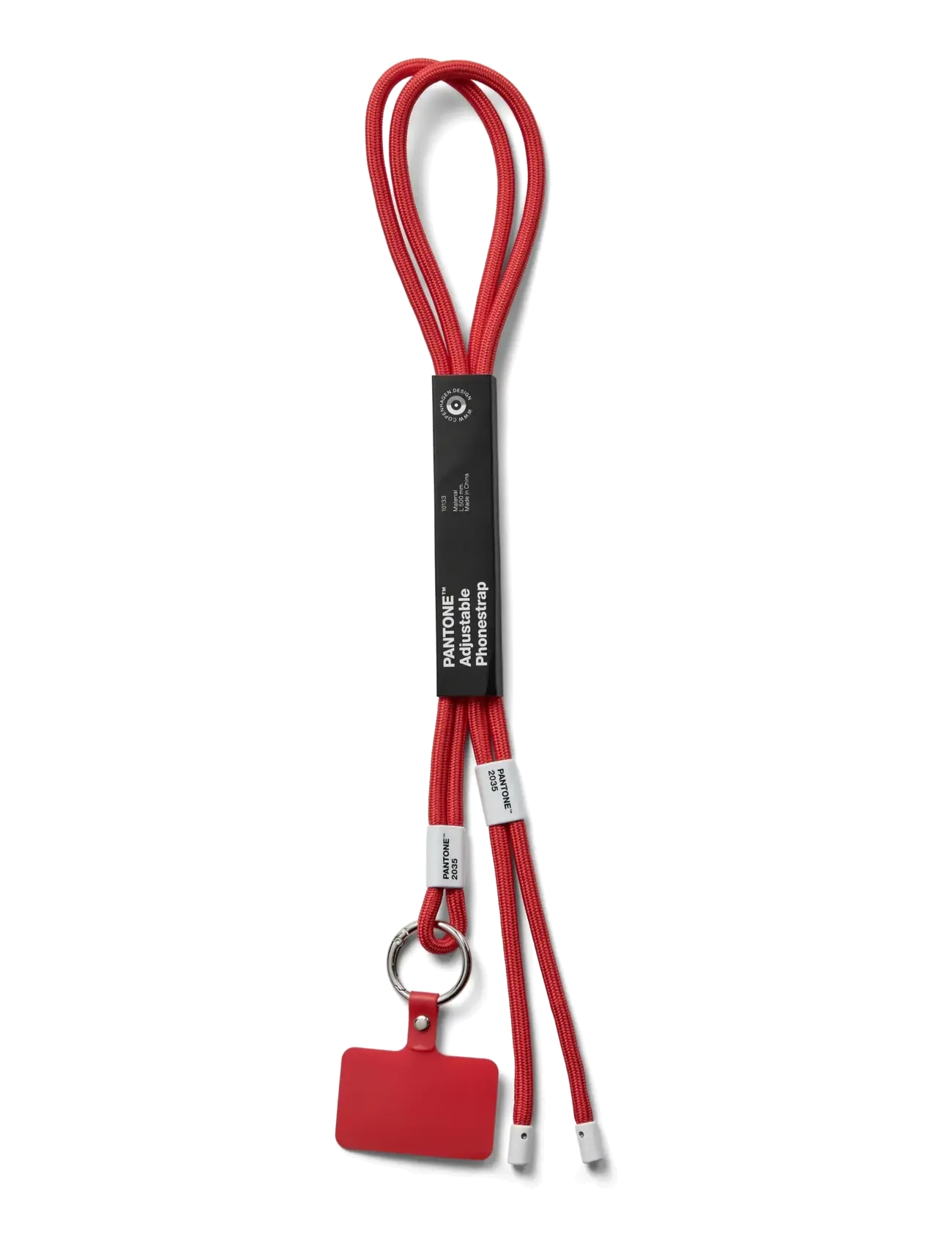 PANTONE - Pantone Adjustable Phonestrap - akcesoria techniczne i użytkowe - red 2035 - 2