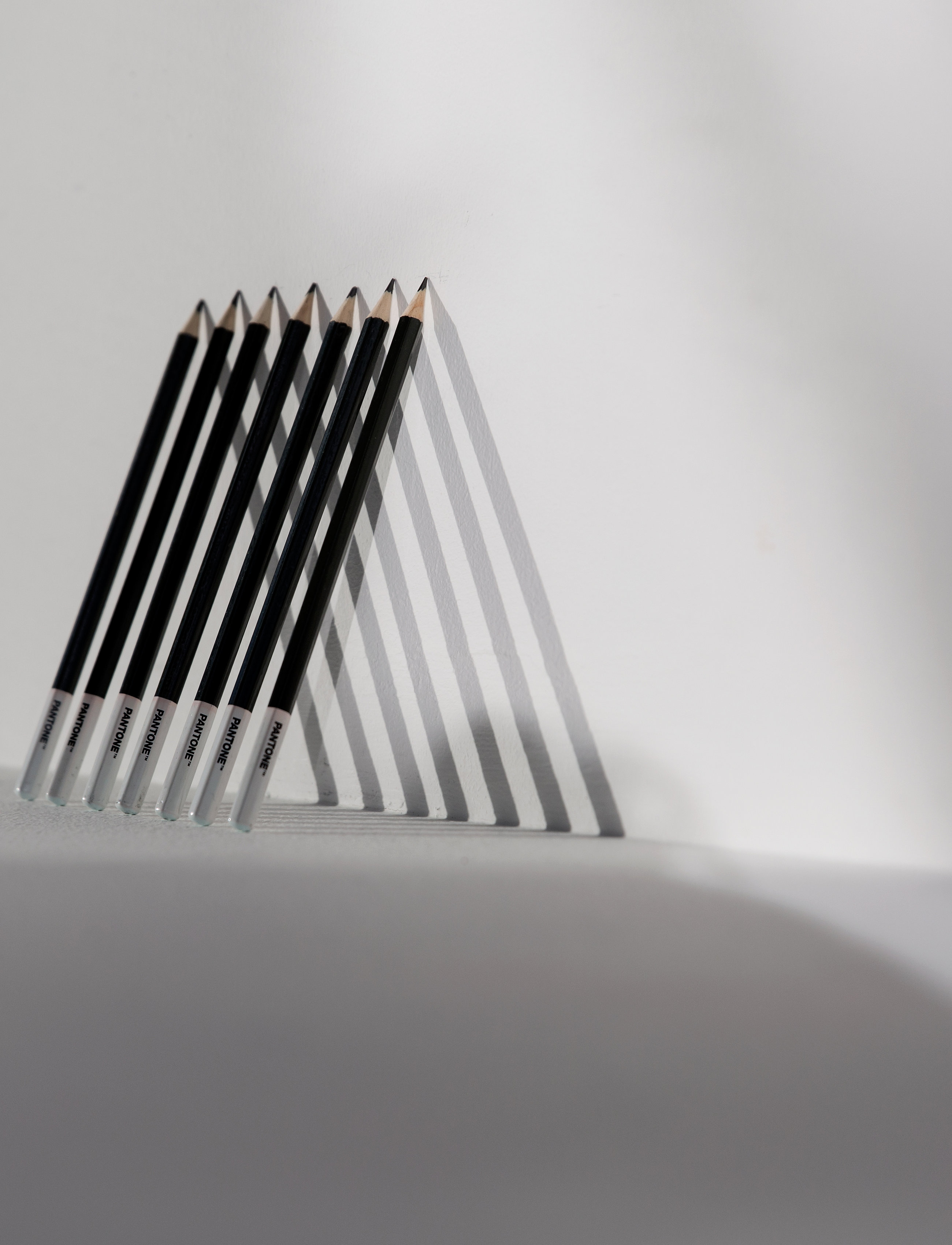 PANTONE Pencils 7 Pcs Gray, One Size, Desk Accessories, Schwarz - Pencils, Homeware