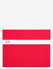 PANTONE NEW NOTEBOOK WITH PENCIL. / LINED - RED 18-1763