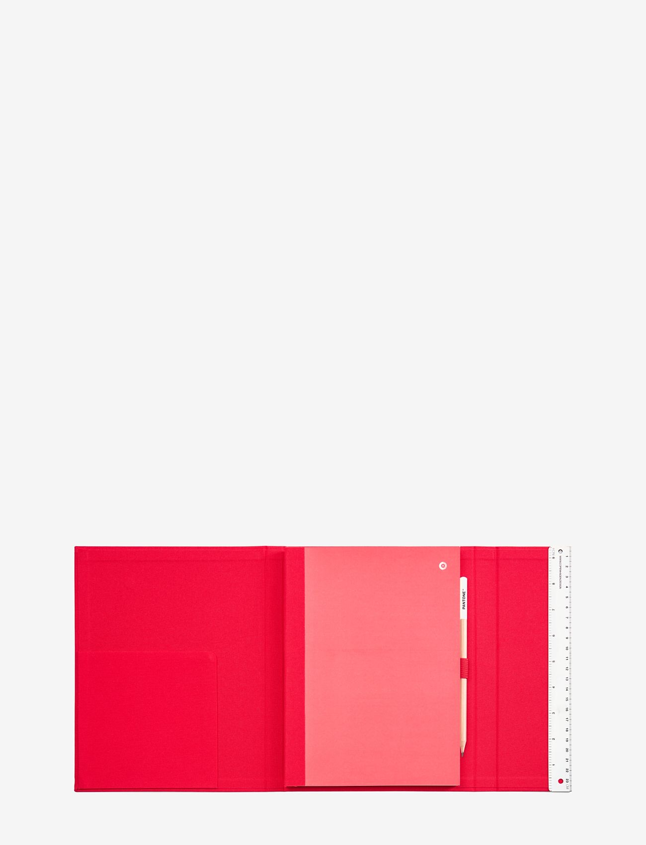 PANTONE - PANTONE NEW NOTEBOOK WITH PENCIL. / LINED - kodu - red 18-1763 - 1