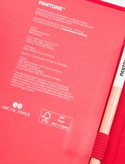 PANTONE - PANTONE NEW NOTEBOOK WITH PENCIL. / LINED - kontorsmaterial - red 18-1763 - 2