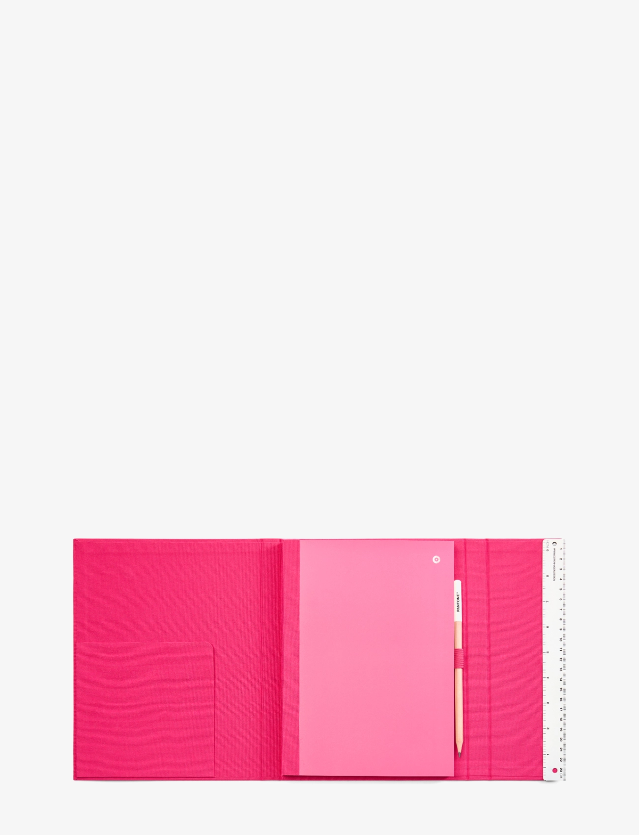 PANTONE - PANTONE NEW NOTEBOOK WITH PENCIL. / LINED - kalendere & notesbøger - pink 18-2143 - 2