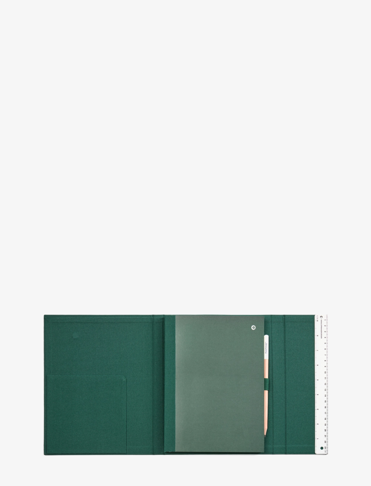 PANTONE - PANTONE NEW NOTEBOOK WITH PENCIL. / LINED - calendars & notebooks - dark green 19-5232 - 1
