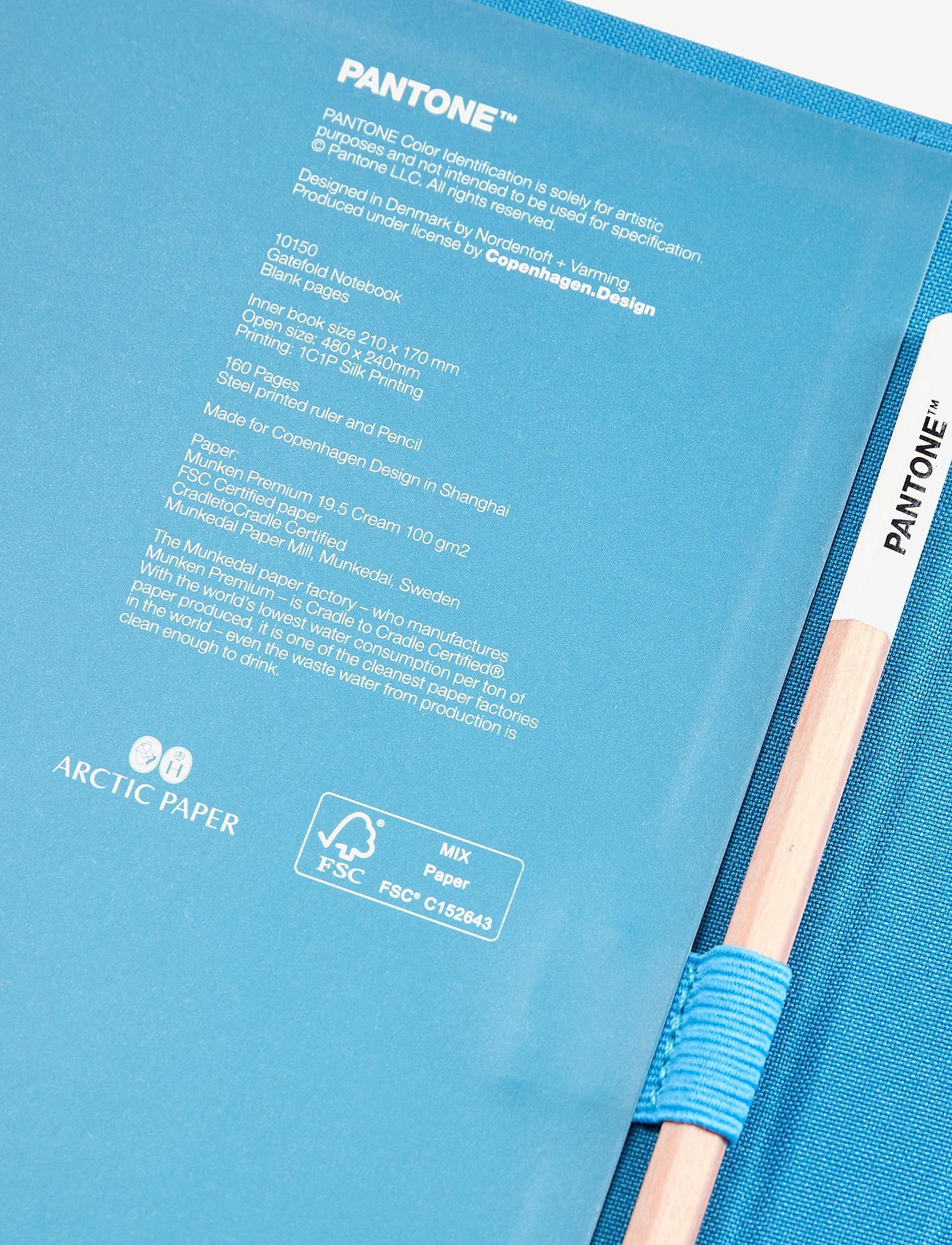 PANTONE - PANTONE NEW NOTEBOOK WITH PENCIL. / LINED - home - blue 2150 c - 2