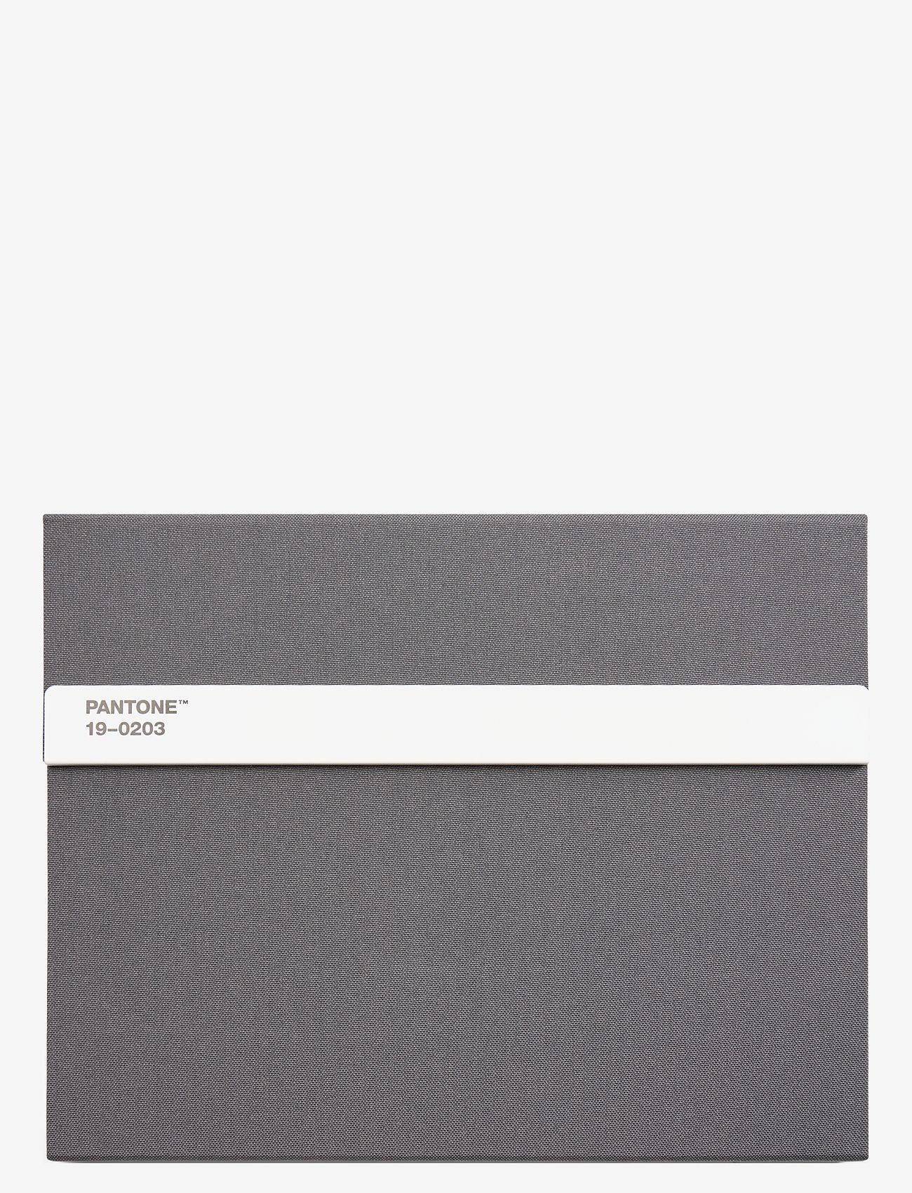 PANTONE - PANTONE NEW NOTEBOOK WITH PENCIL. / LINED - home - grey 19-0203 - 0