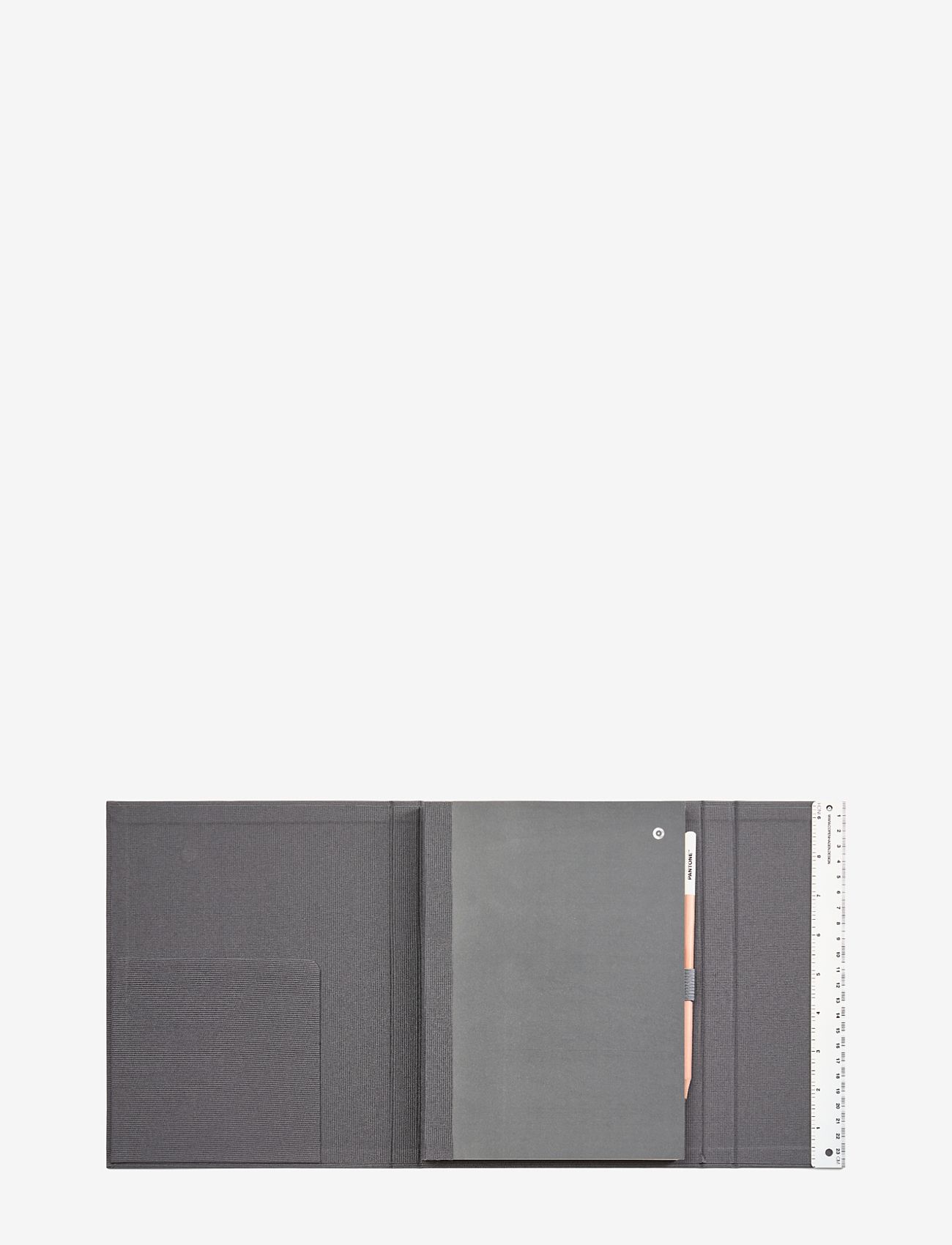 PANTONE - PANTONE NEW NOTEBOOK WITH PENCIL. / LINED - home - grey 19-0203 - 1