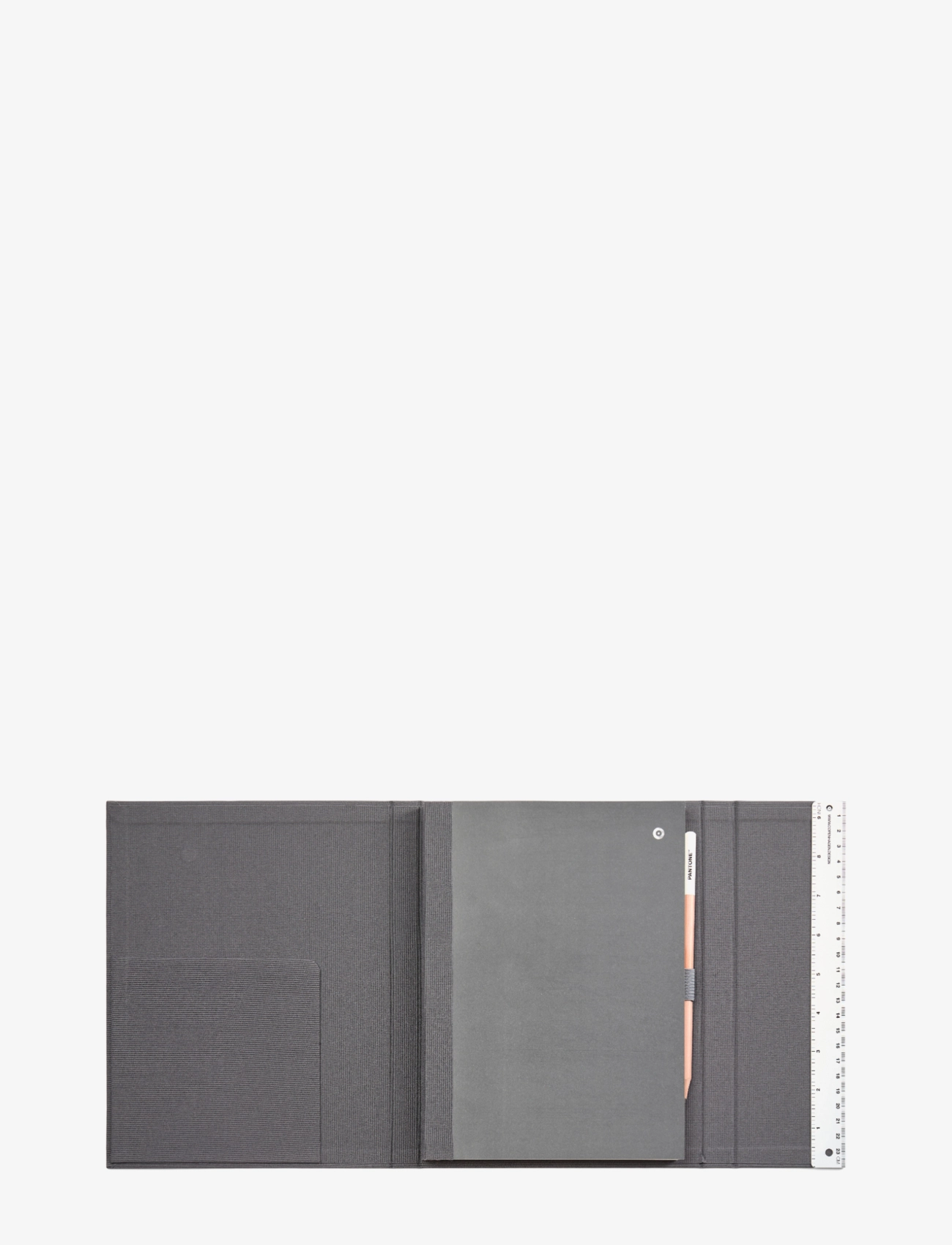 PANTONE - PANTONE NEW NOTEBOOK WITH PENCIL. / LINED - kalendrar & anteckningsblock - grey 19-0203 - 2
