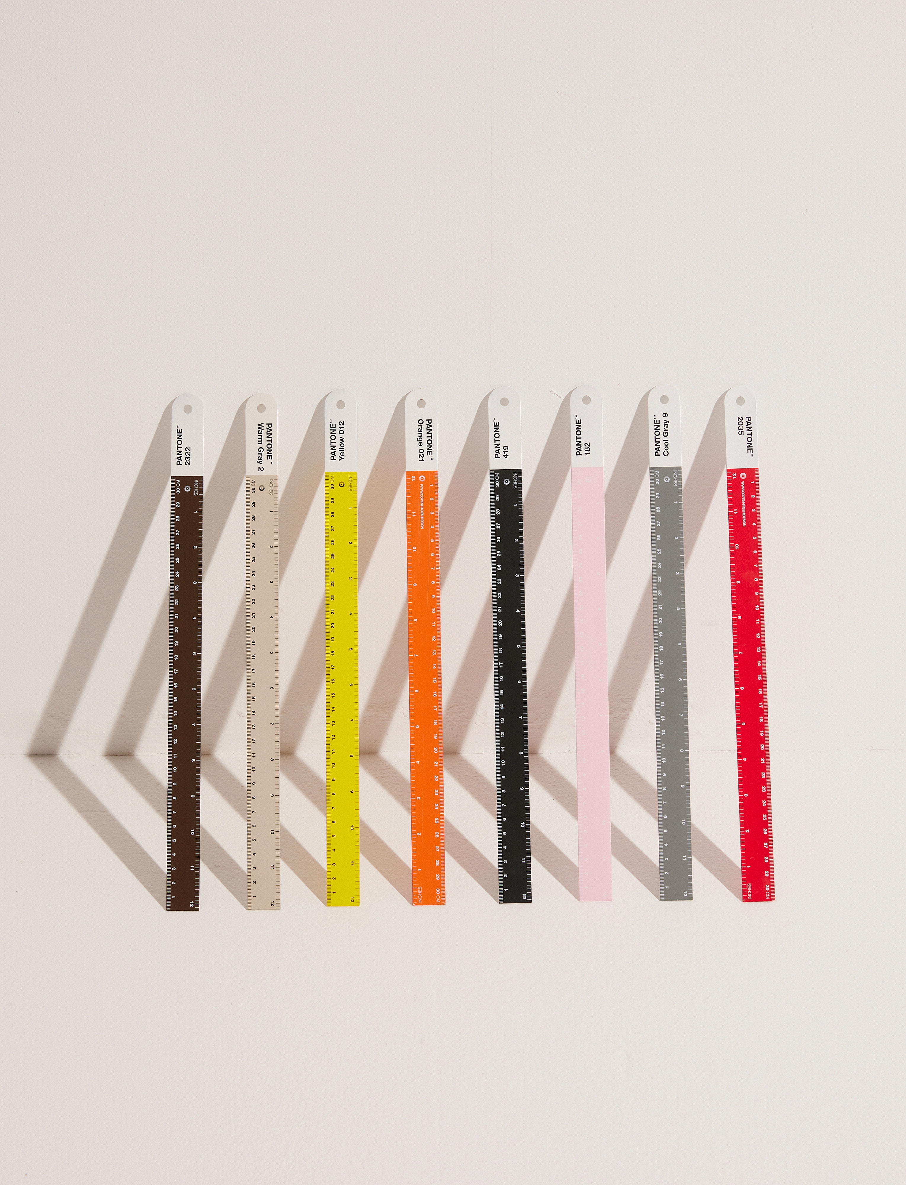 PANTONE Ruler, 30 cm, Office Material, Orange - Desk Accessories, Homeware