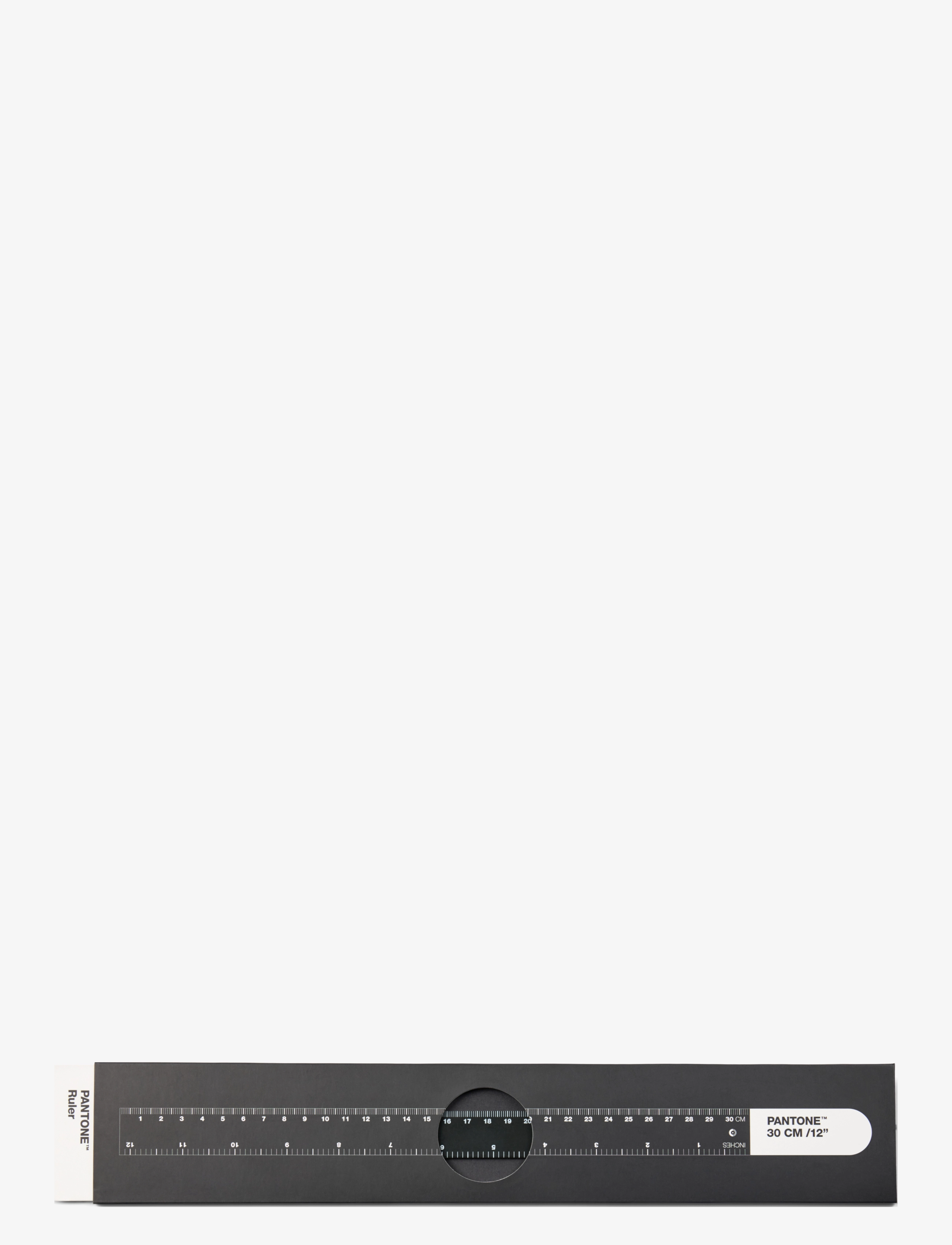 PANTONE Pantone Ruler Schwarz - 30 Cm - Unisex