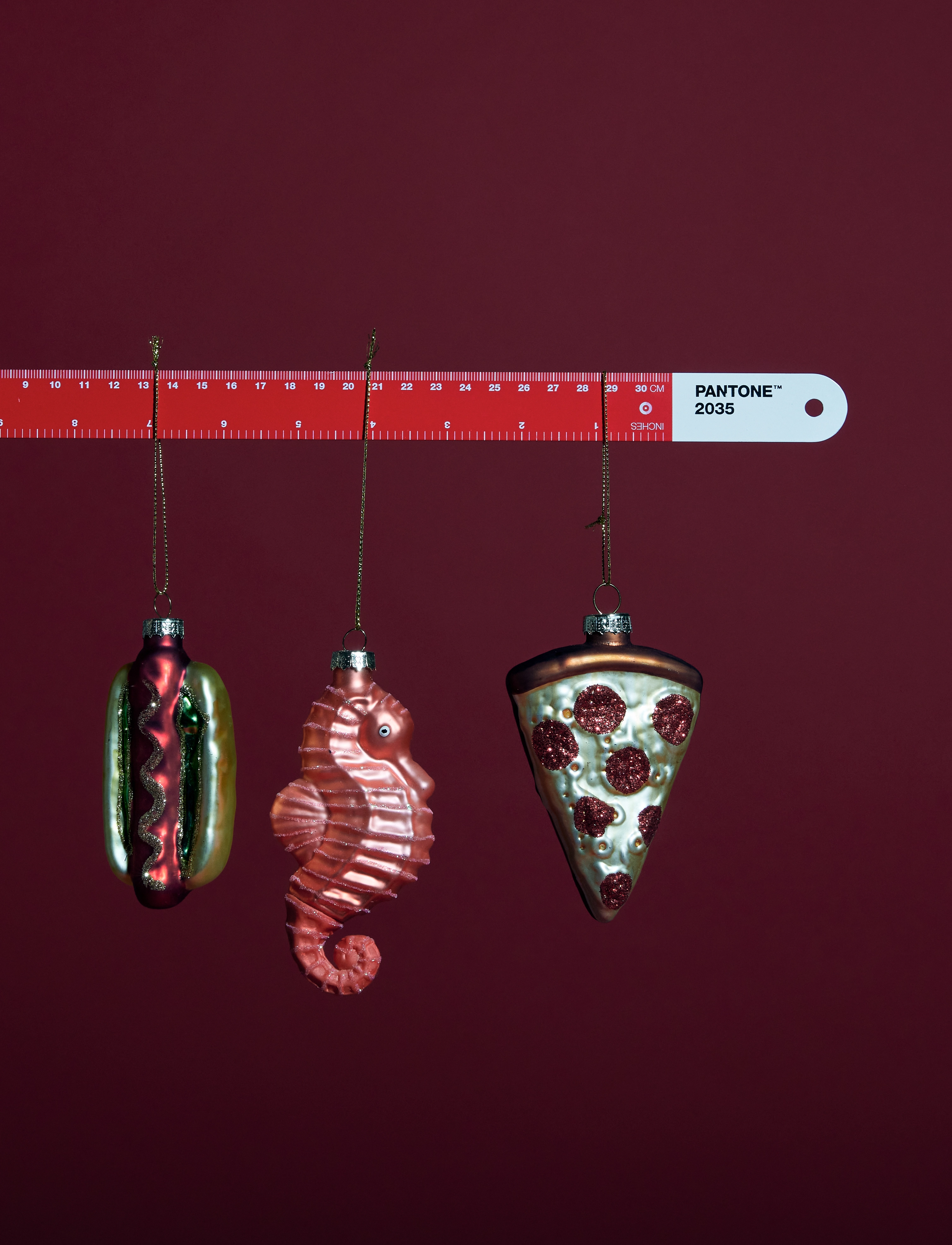 PANTONE Ruler, 30 cm, Office Material, Rot - Desk Accessories, Homeware