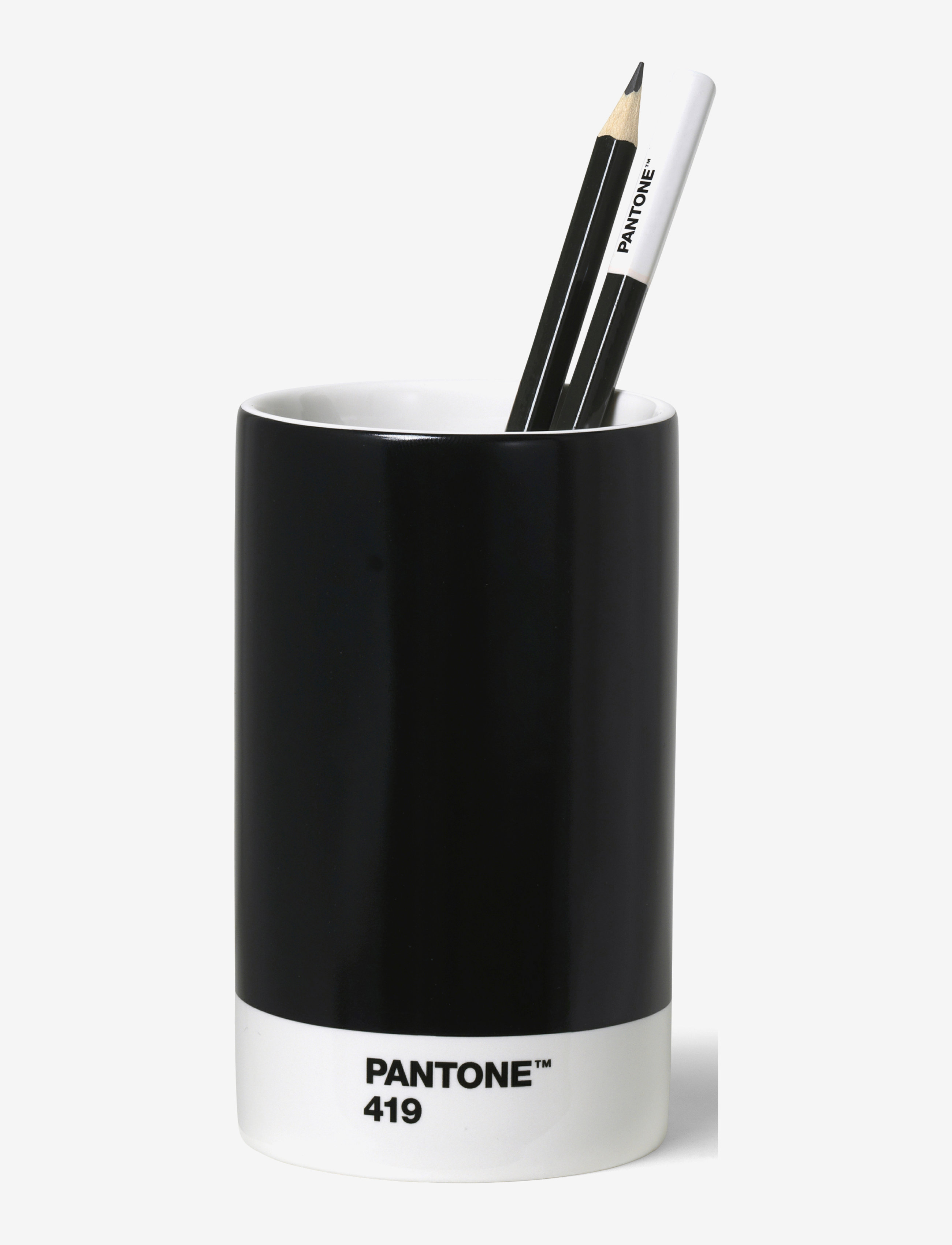 PANTONE Pencil Cup, 7 cm, Desk Accessories, Schwarz - Holders, Homeware