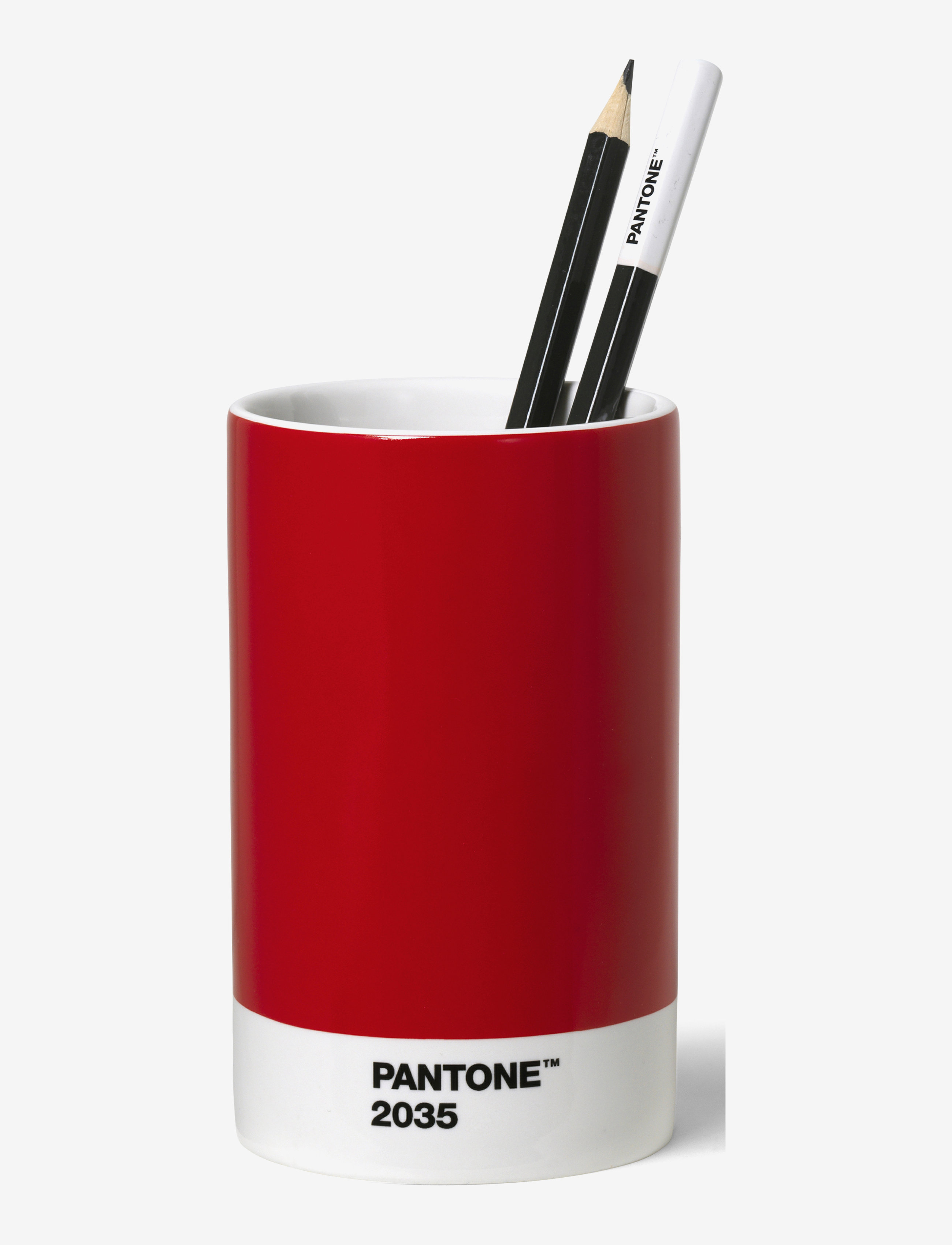 PANTONE Pencil Cup, 7 cm, Desk Accessories, Rot - Holders, Homeware