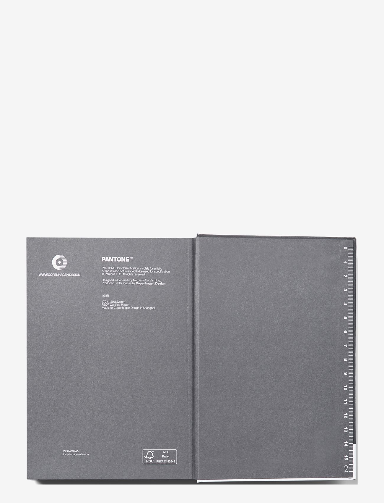 PANTONE - PANTONE NOTEBOOK S DOTTED - madalaimad hinnad - grey 19-0203 - 1