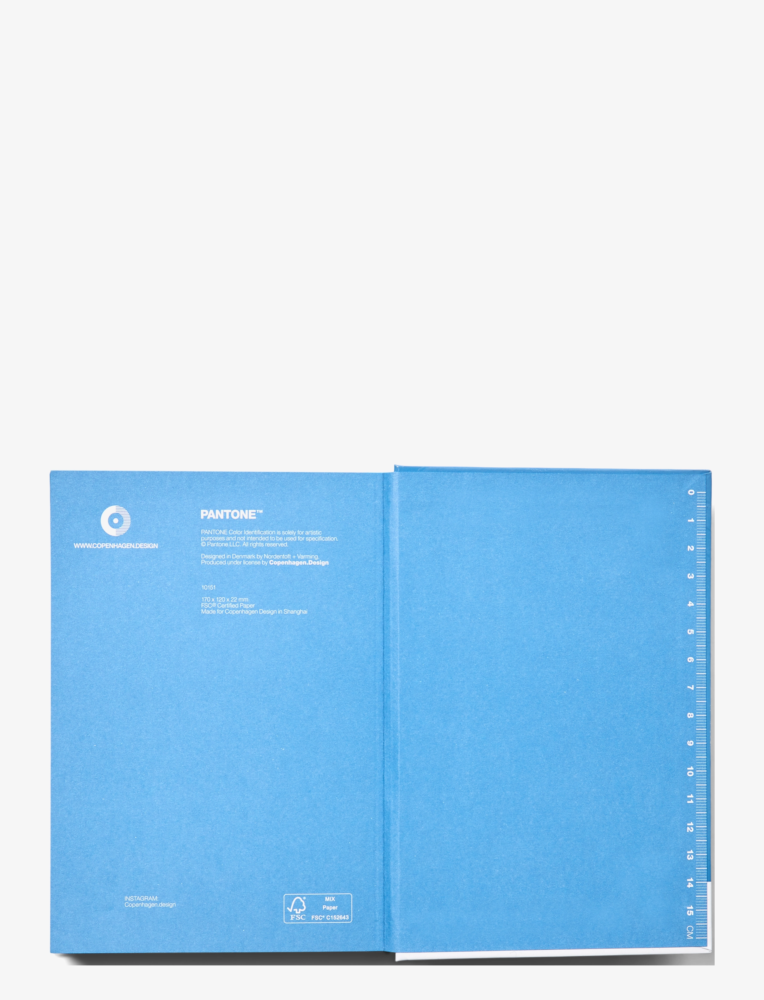 PANTONE - PANTONE NOTEBOOK S DOTTED - mažiausios kainos - blue 2150 c - 1