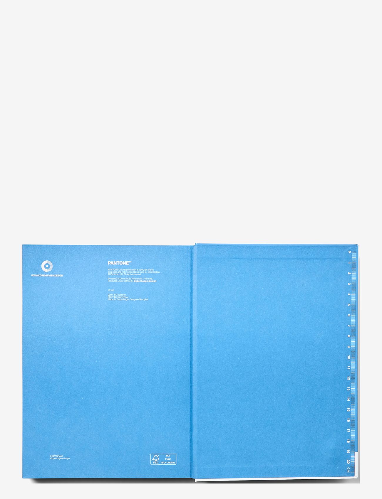 PANTONE - PANTONE NOTEBOOK L DOTTED - laveste priser - blue 2150 c - 1