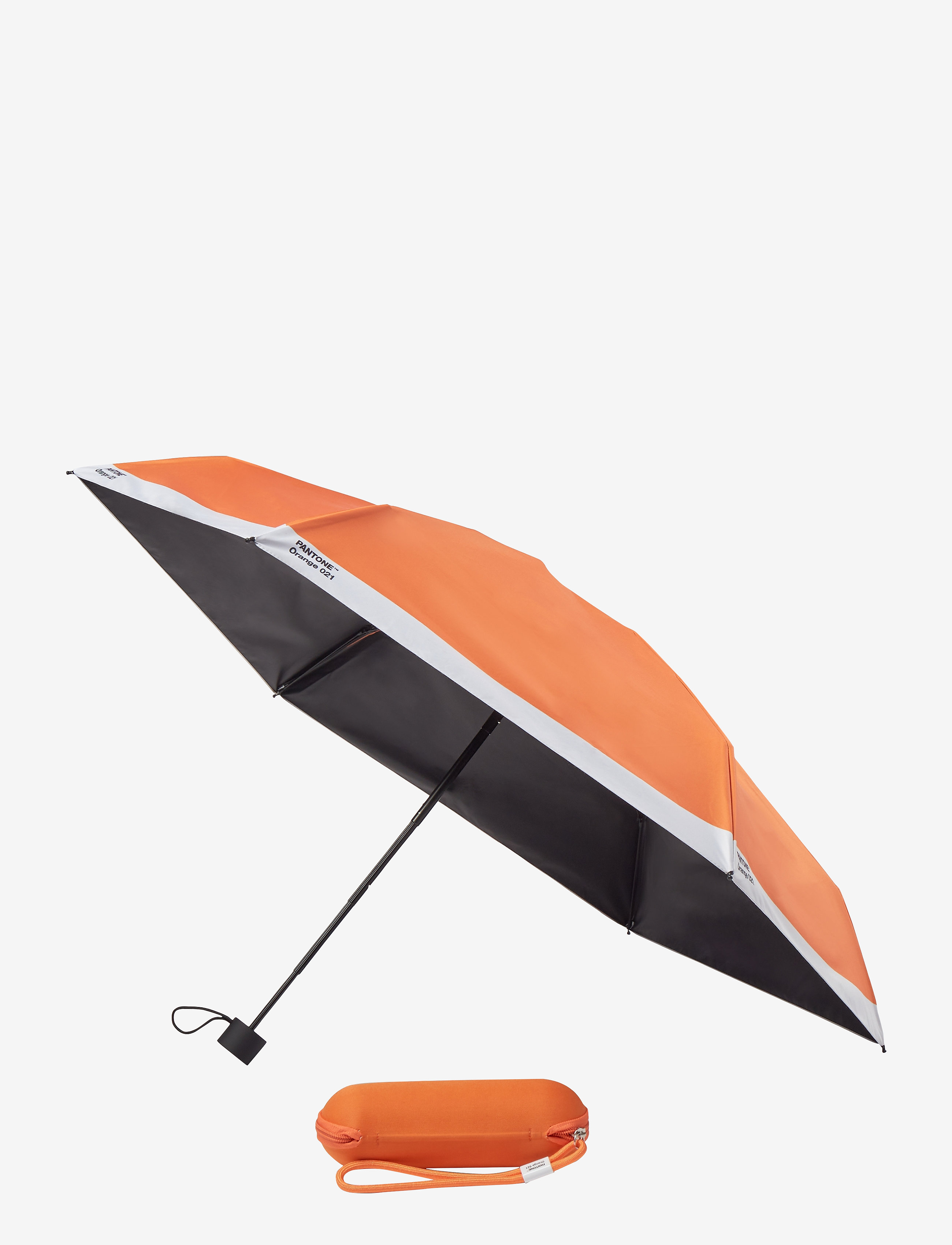 PANTONE Umbrella Folding In Carry Case, 90 cm, Orange, Tilbehør > Paraplyer, Herre