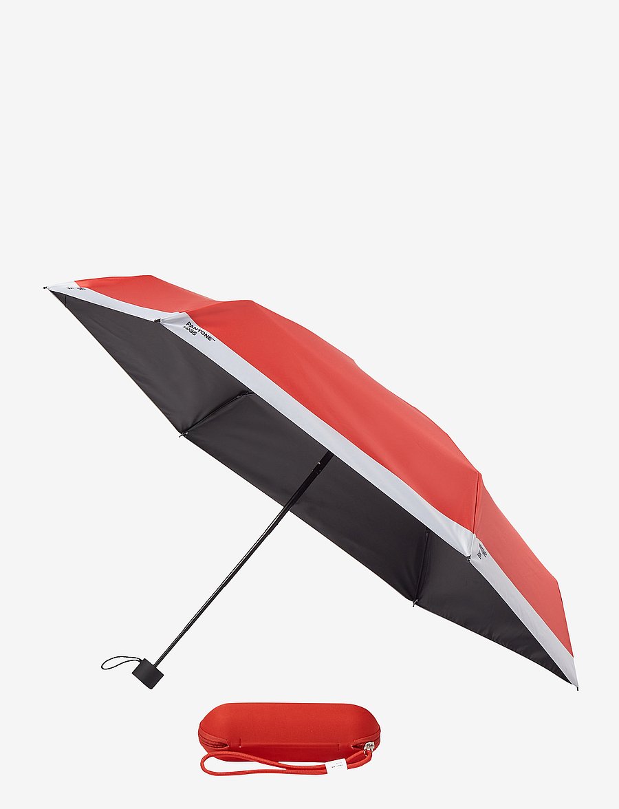 PANTONE - UMBRELLA FOLDING IN CARRY CASE - arkityyli - red 2035 c - 0