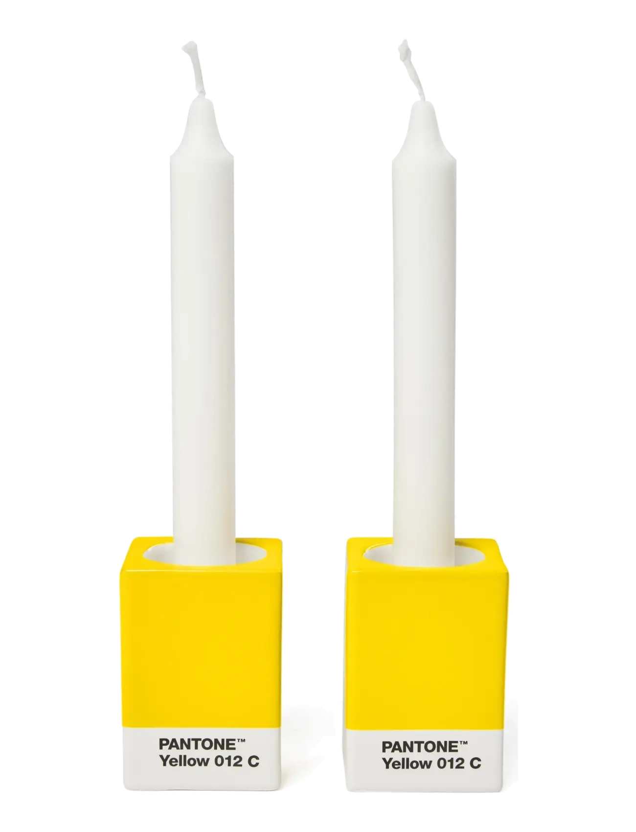 PANTONE - Pantone Candlestick set of 2 - osta hinna alusel - yellow - 1
