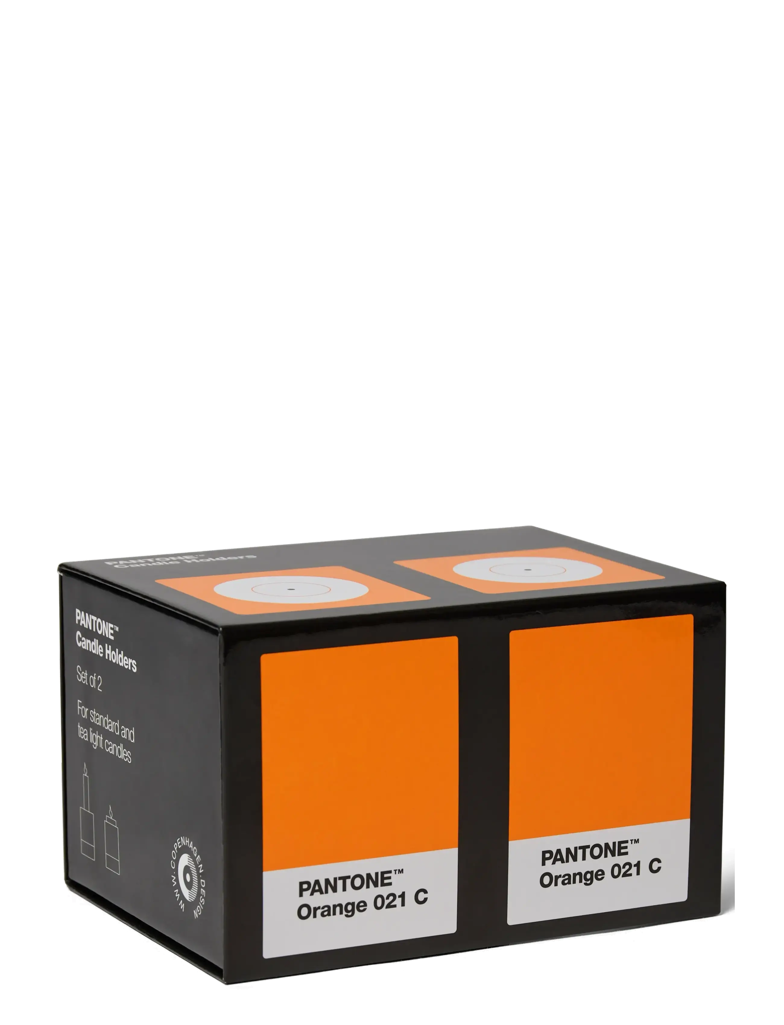 PANTONE - Pantone Candlestick set of 2 - køb efter pris - orange - 2