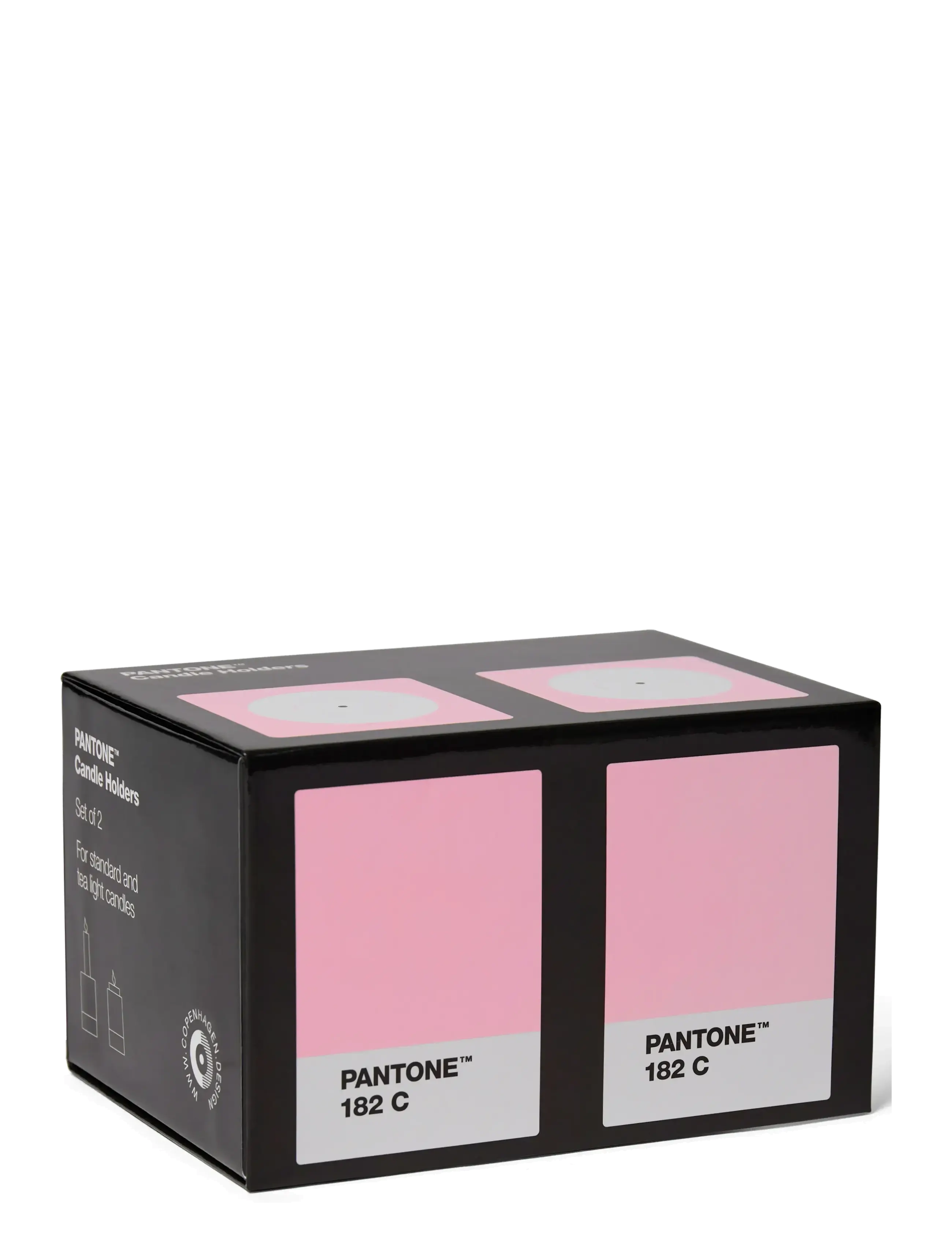 PANTONE - Pantone Candlestick set of 2 - køb efter pris - light pink - 1