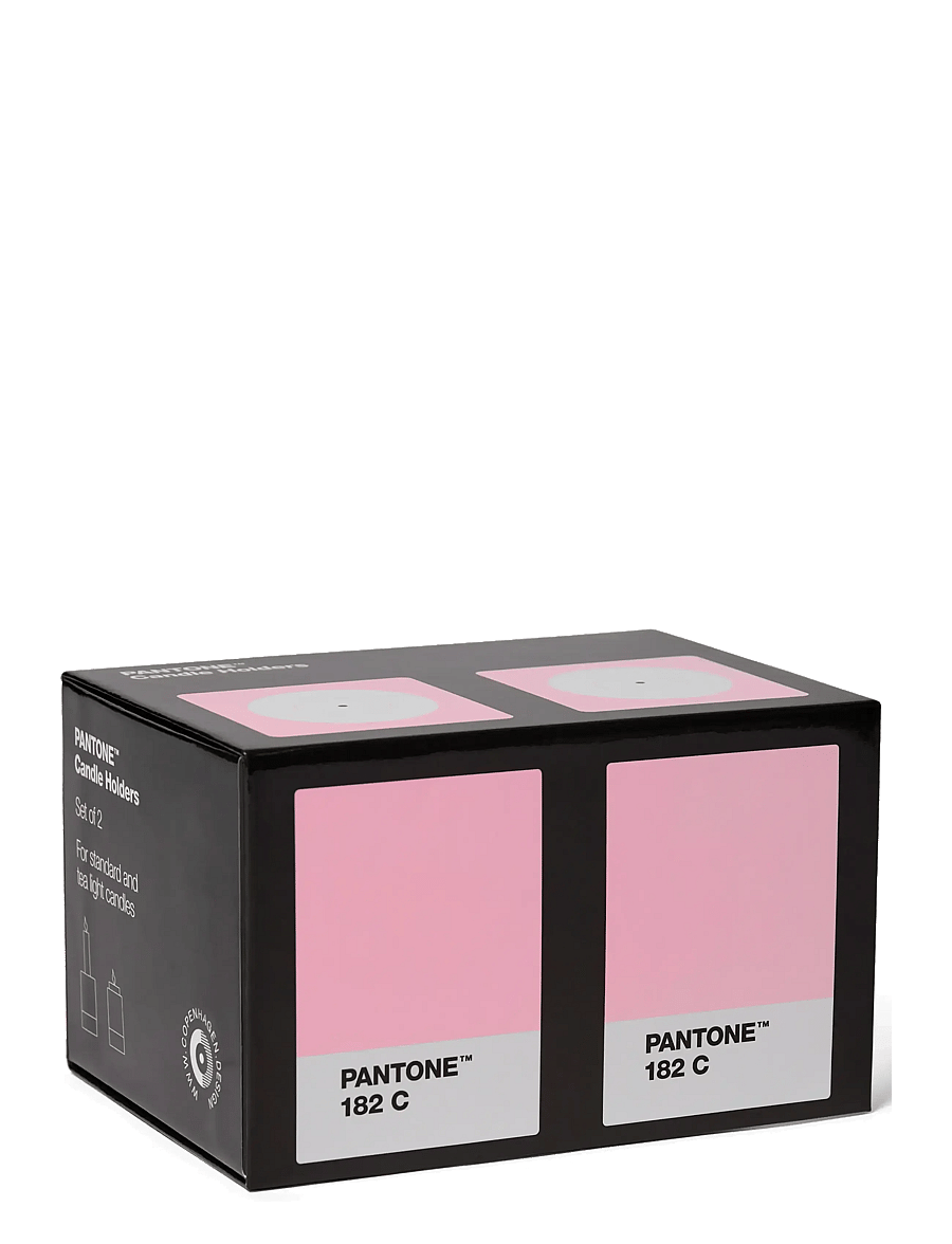 PANTONE - Pantone Candlestick set of 2 - küünlajalad - light pink - 1