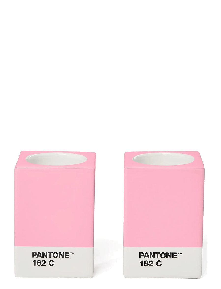 PANTONE - Pantone Candlestick set of 2 - küünlajalad - light pink - 2