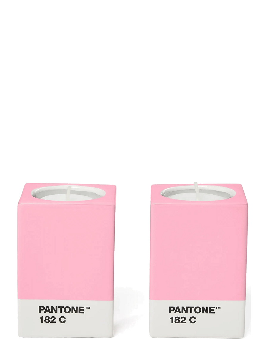 PANTONE - Pantone Candlestick set of 2 - küünlajalad - light pink - 3