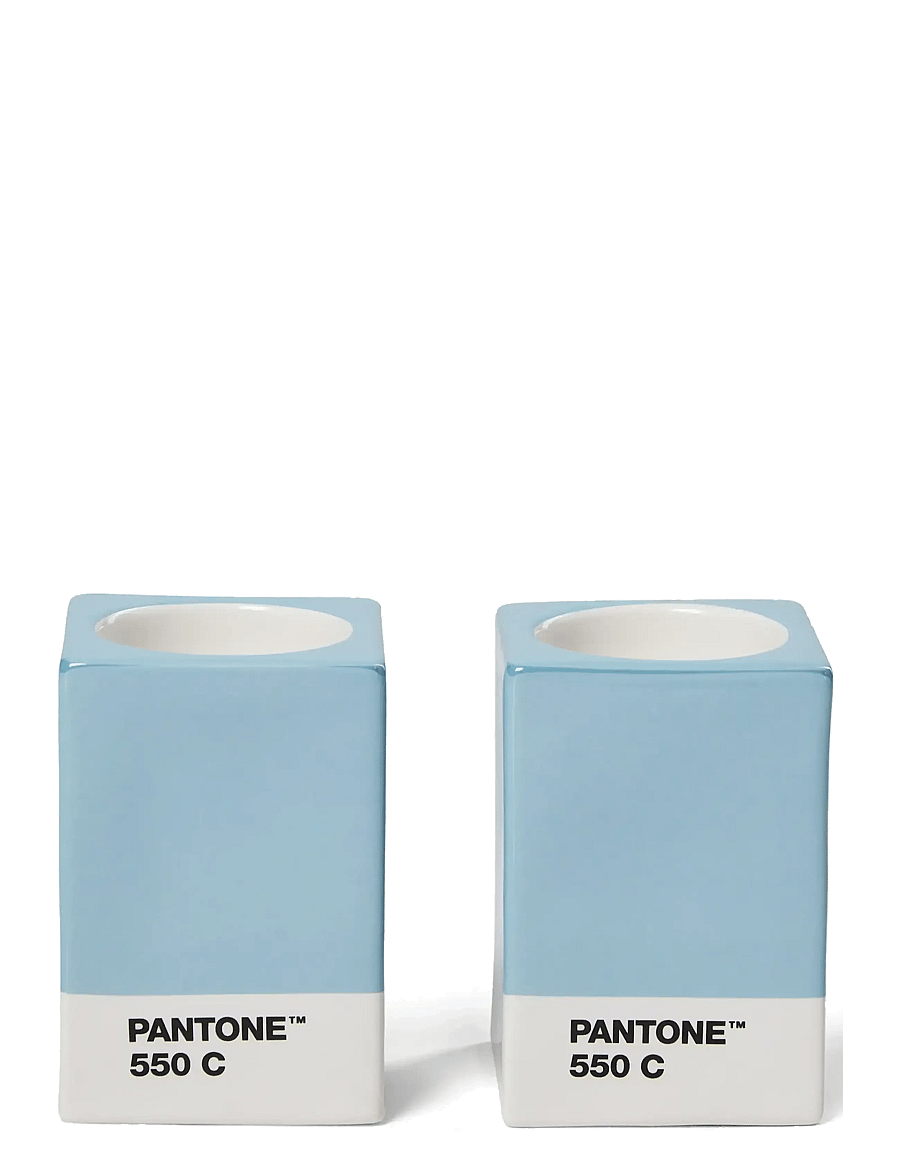 PANTONE - Pantone Candlestick set of 2 - küünlajalad - light blue - 4