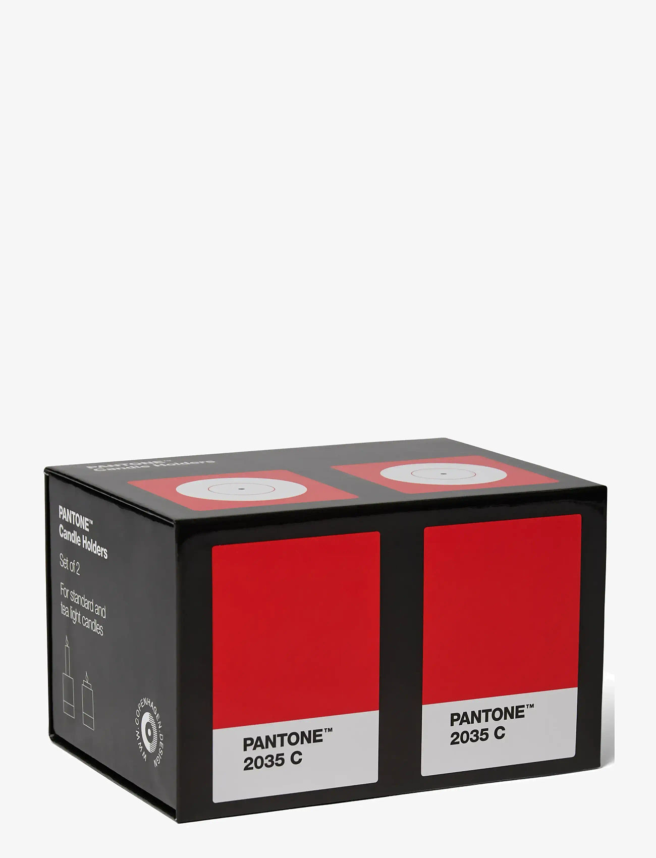 PANTONE - Pantone Candlestick set of 2 - die niedrigsten preise - red - 1