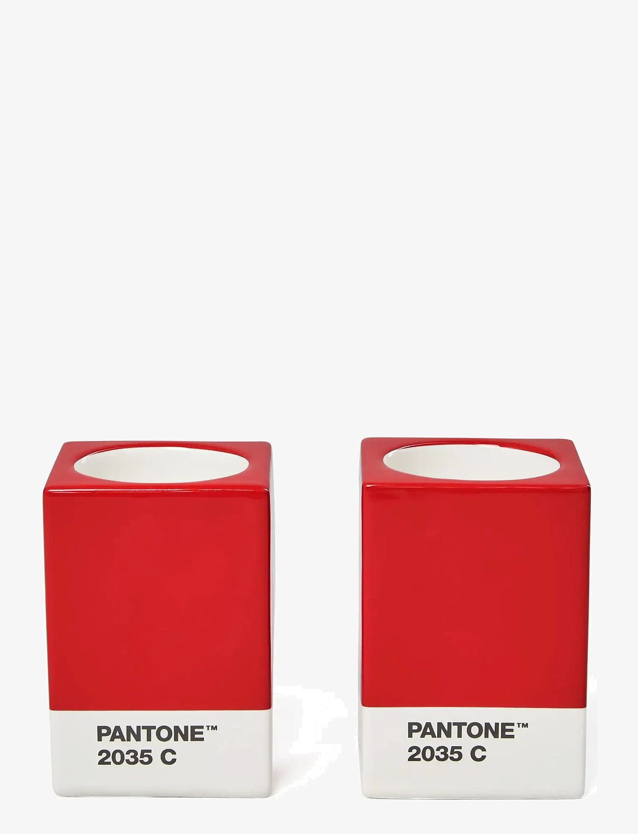 PANTONE - Pantone Candlestick set of 2 - die niedrigsten preise - red - 2