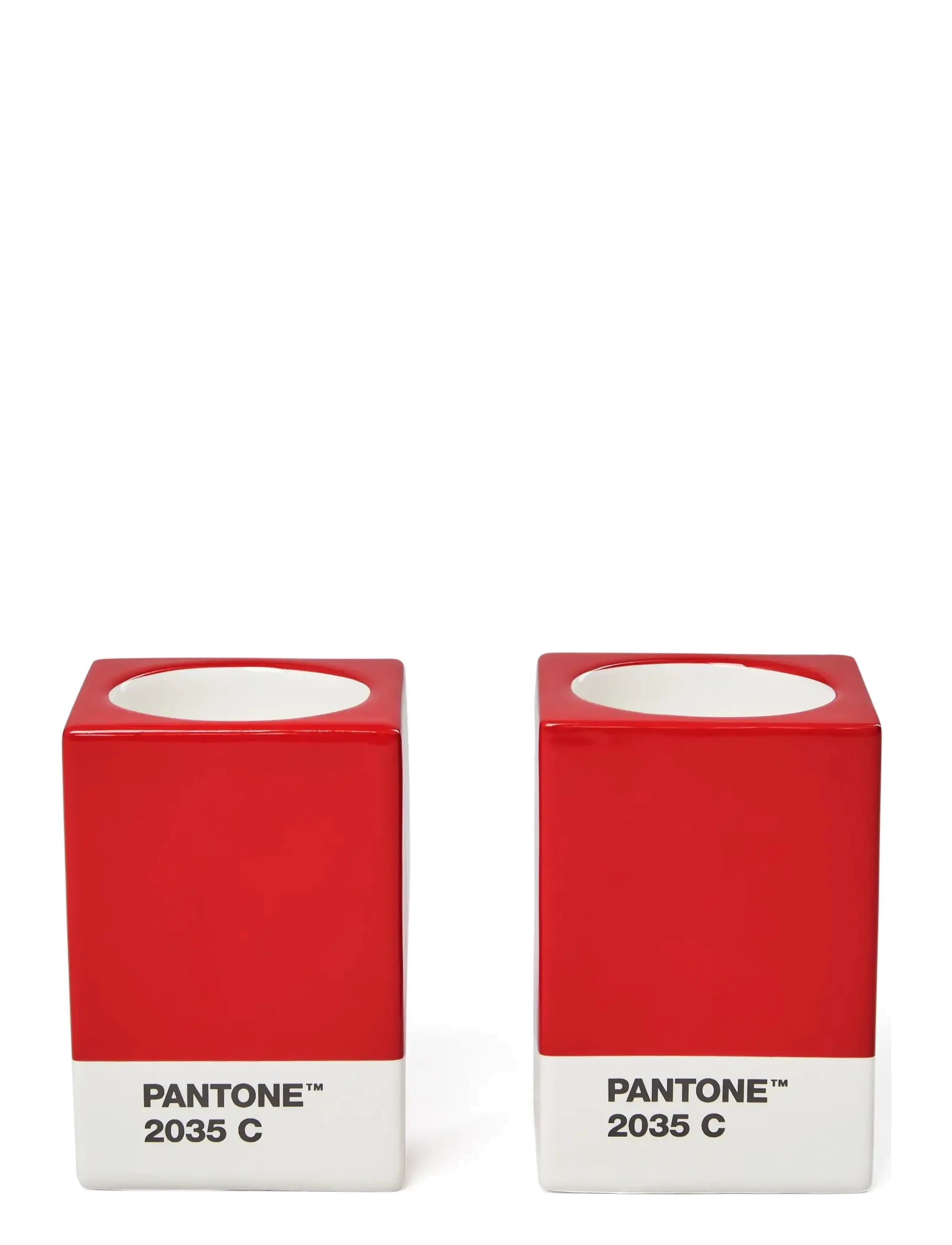 PANTONE - Pantone Candlestick set of 2 - køb efter pris - red - 2