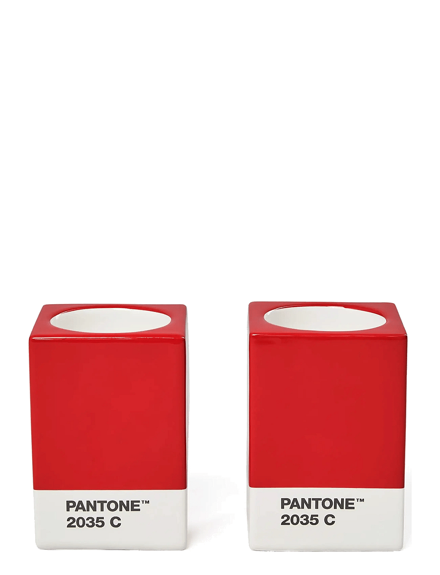 PANTONE - Pantone Candlestick set of 2 - küünlajalad - red - 2