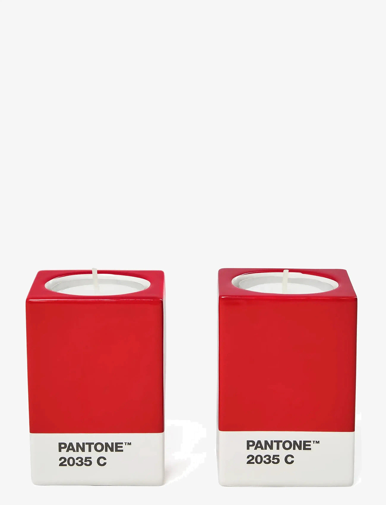 PANTONE - Pantone Candlestick set of 2 - die niedrigsten preise - red - 3
