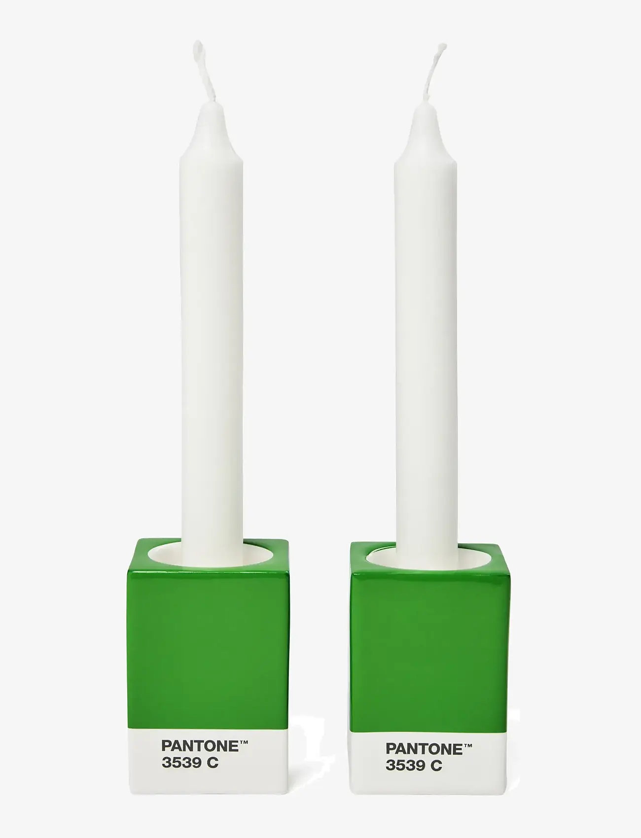 PANTONE - Pantone Candlestick set of 2 - die niedrigsten preise - green - 0