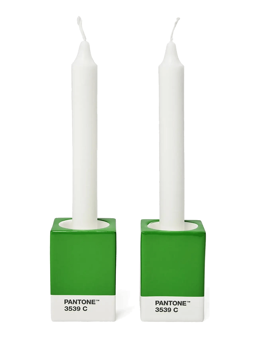 PANTONE - Pantone Candlestick set of 2 - osta hinna alusel - green - 0