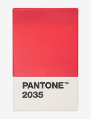 PANTONE CREDITCARD HOLDER IN MATTE AND GIFTBOX - RED 2035
