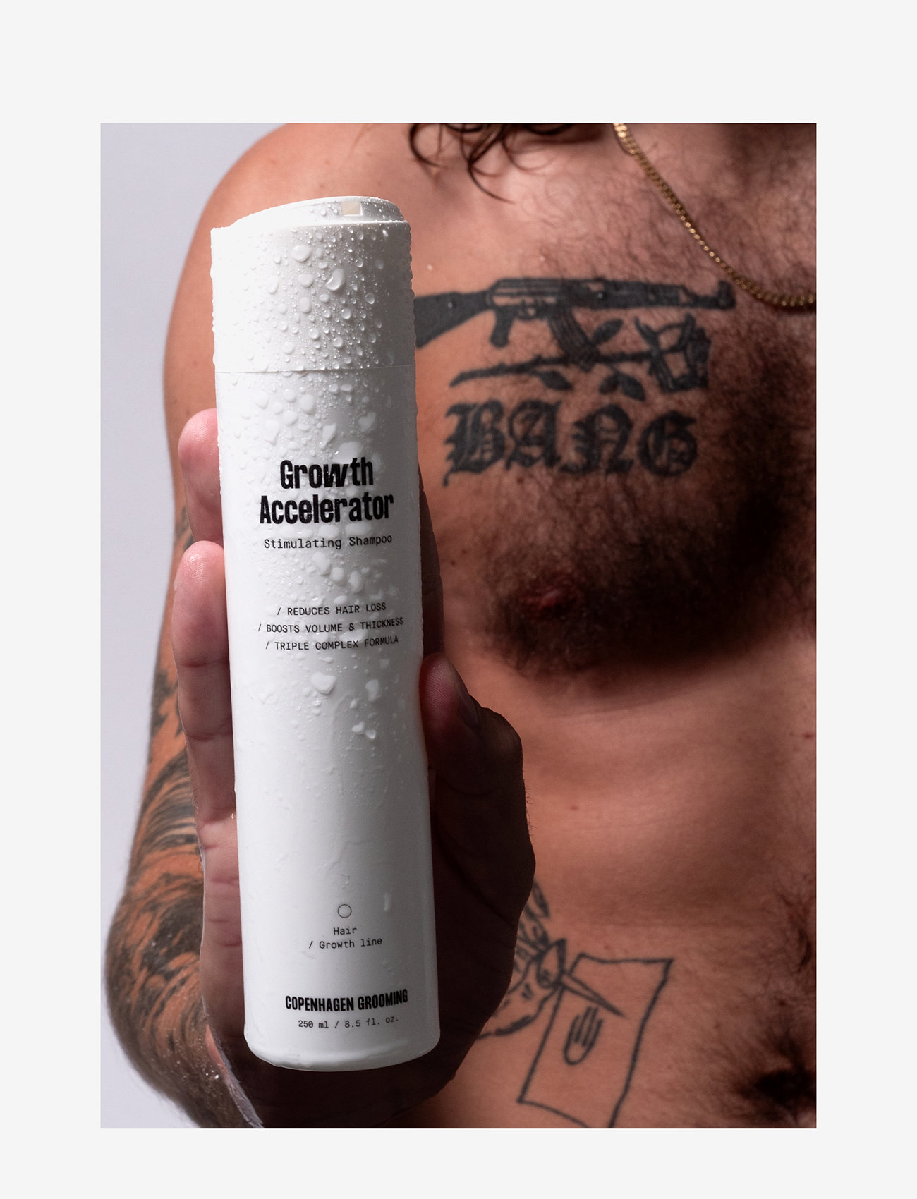 Copenhagen Grooming - Growth Accelerator Stimulating Shampoo - shampo - clear - 2