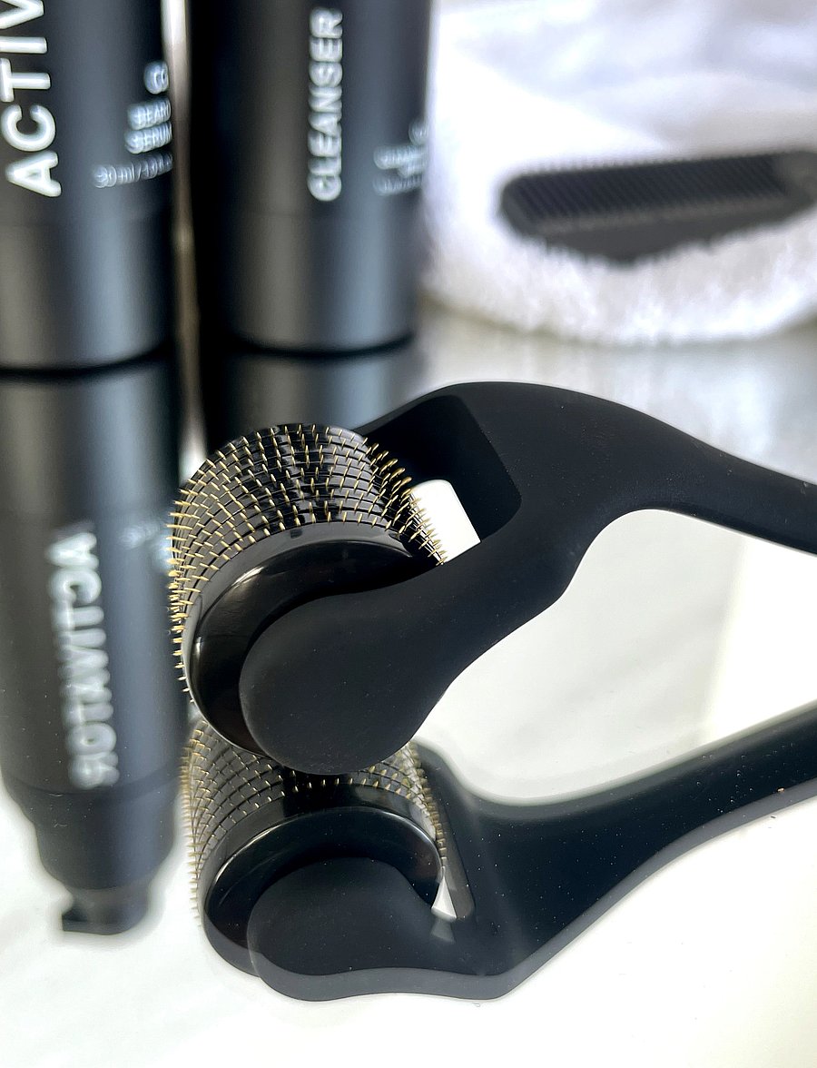 Copenhagen Grooming - The Beard Roller - habe ja vuntsid - clear - 5
