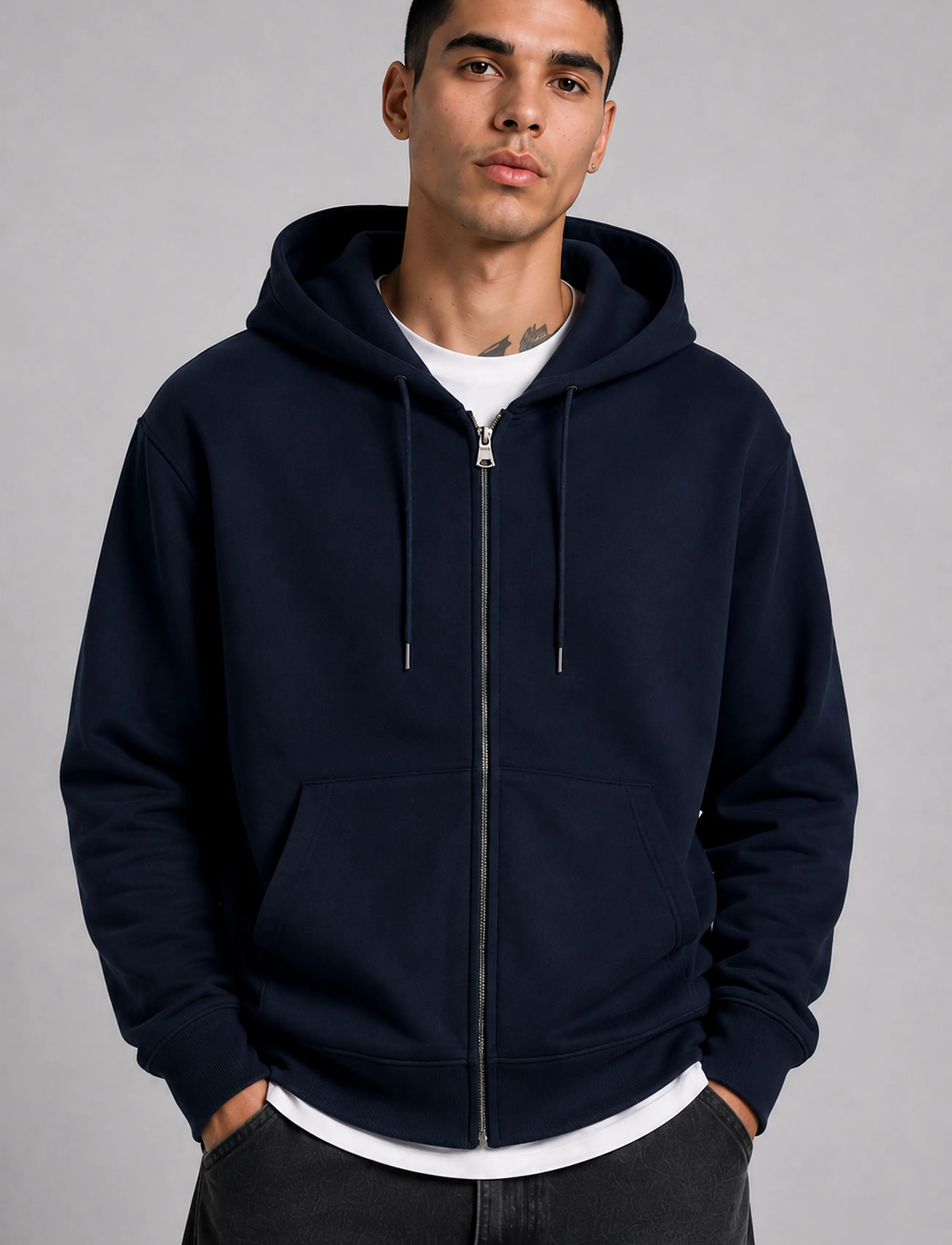 Copenhagen Legacy - ZIP HOODIE - autumn savings - navy - 3