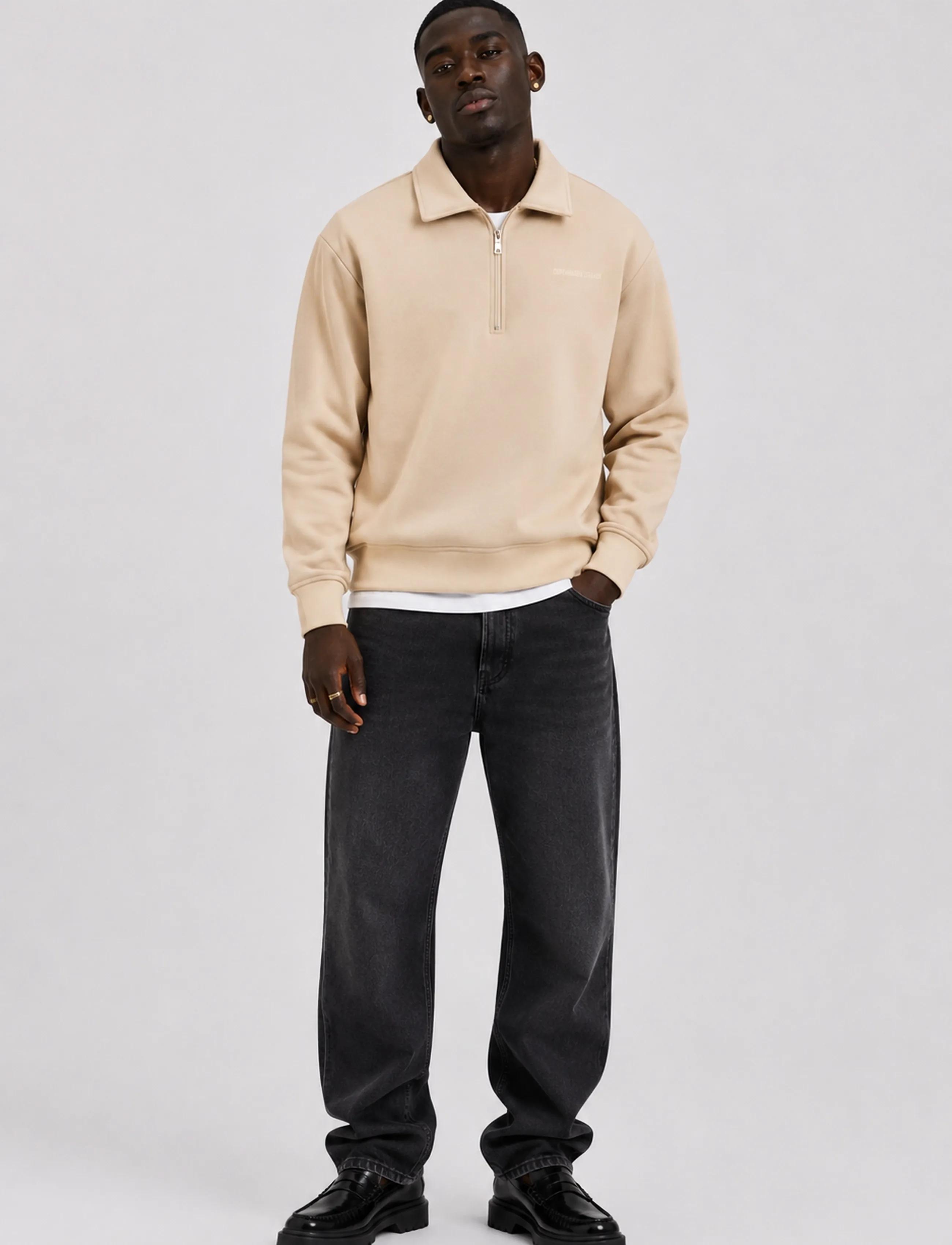 Copenhagen Legacy - HALF ZIP SWEAT - sügisene kokkuhoid - desert - 0