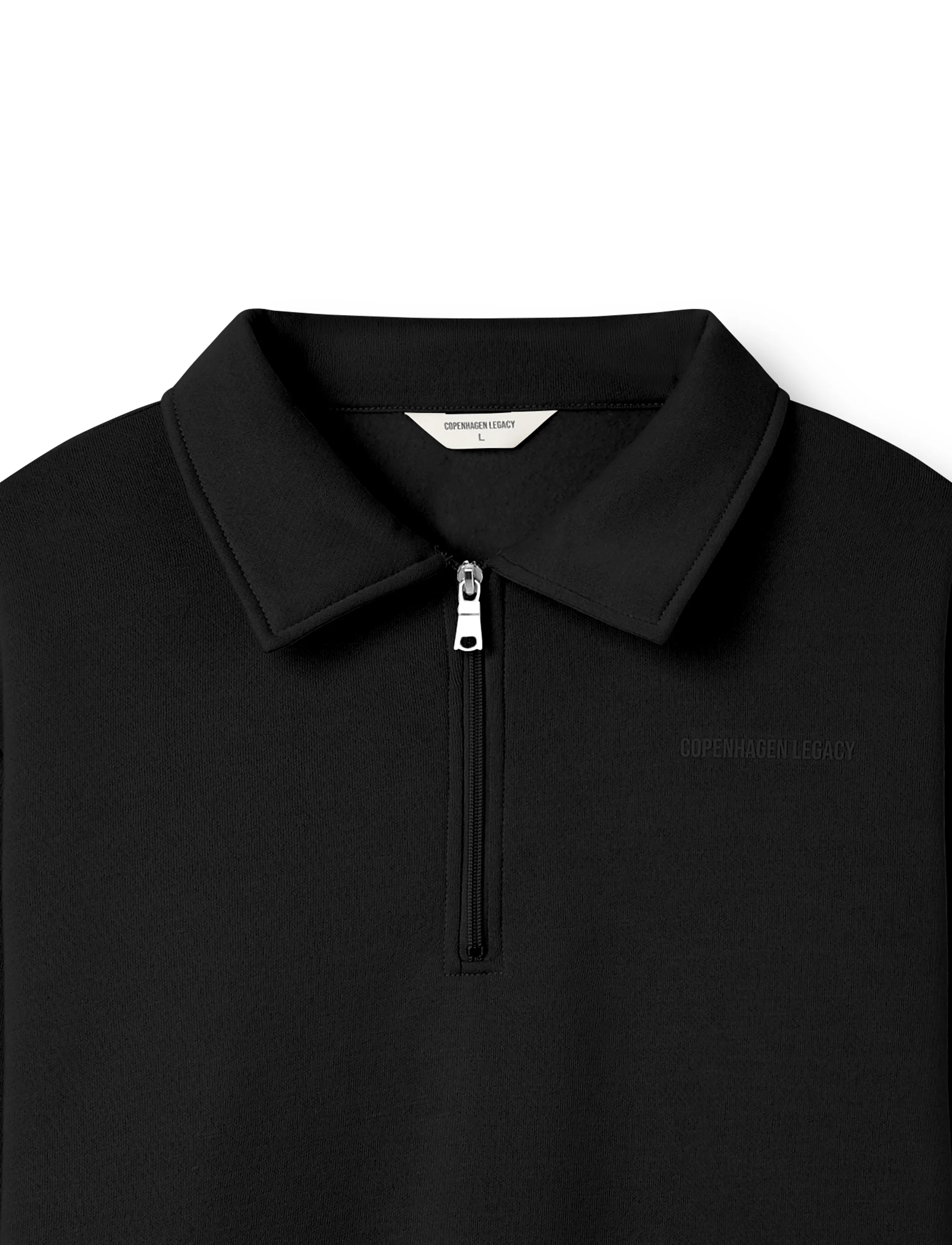 Copenhagen Legacy - HALF ZIP SWEAT - autumn savings - black - 5