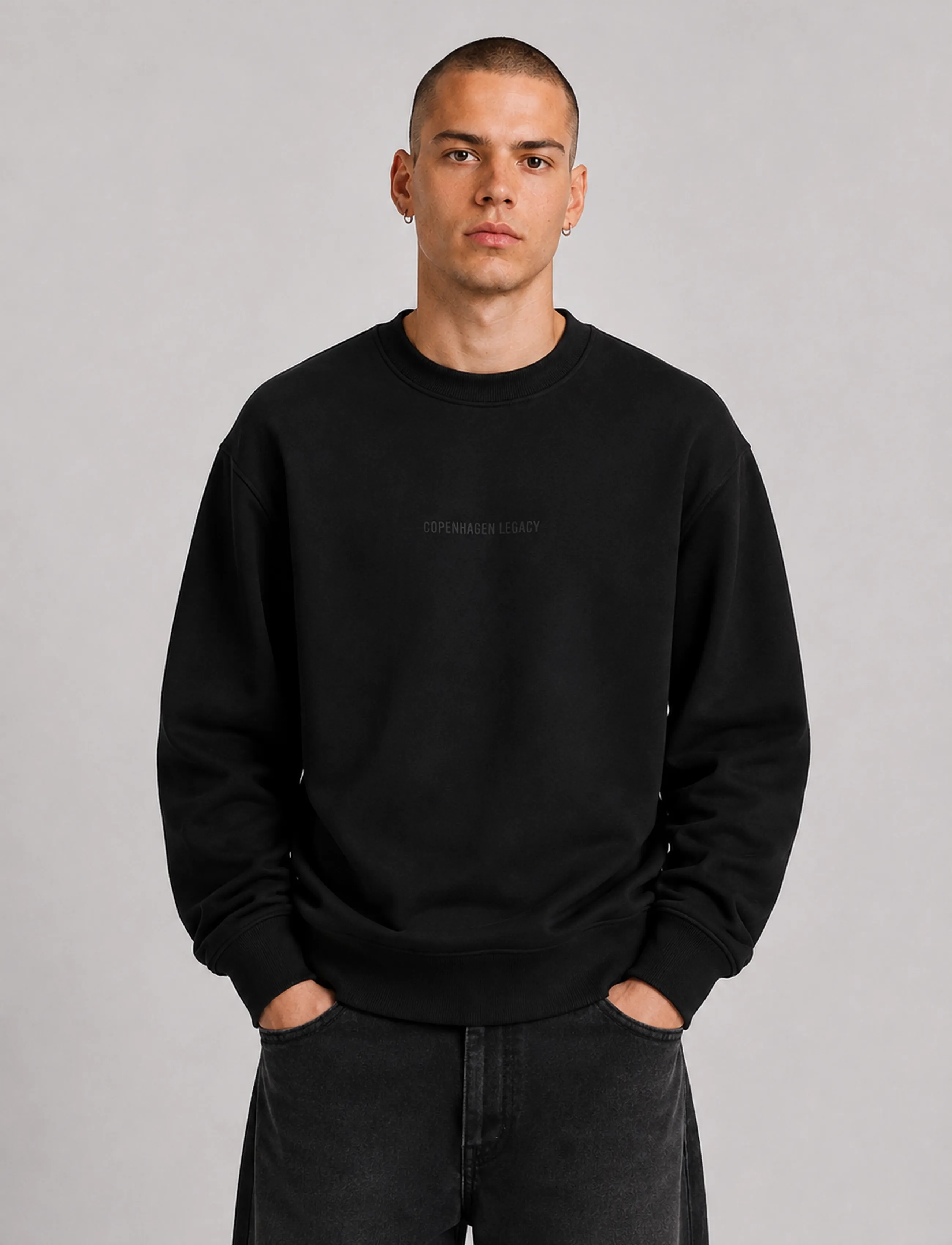Copenhagen Legacy - SWEATSHIRTS CREWNECK - autumn savings - black - 3