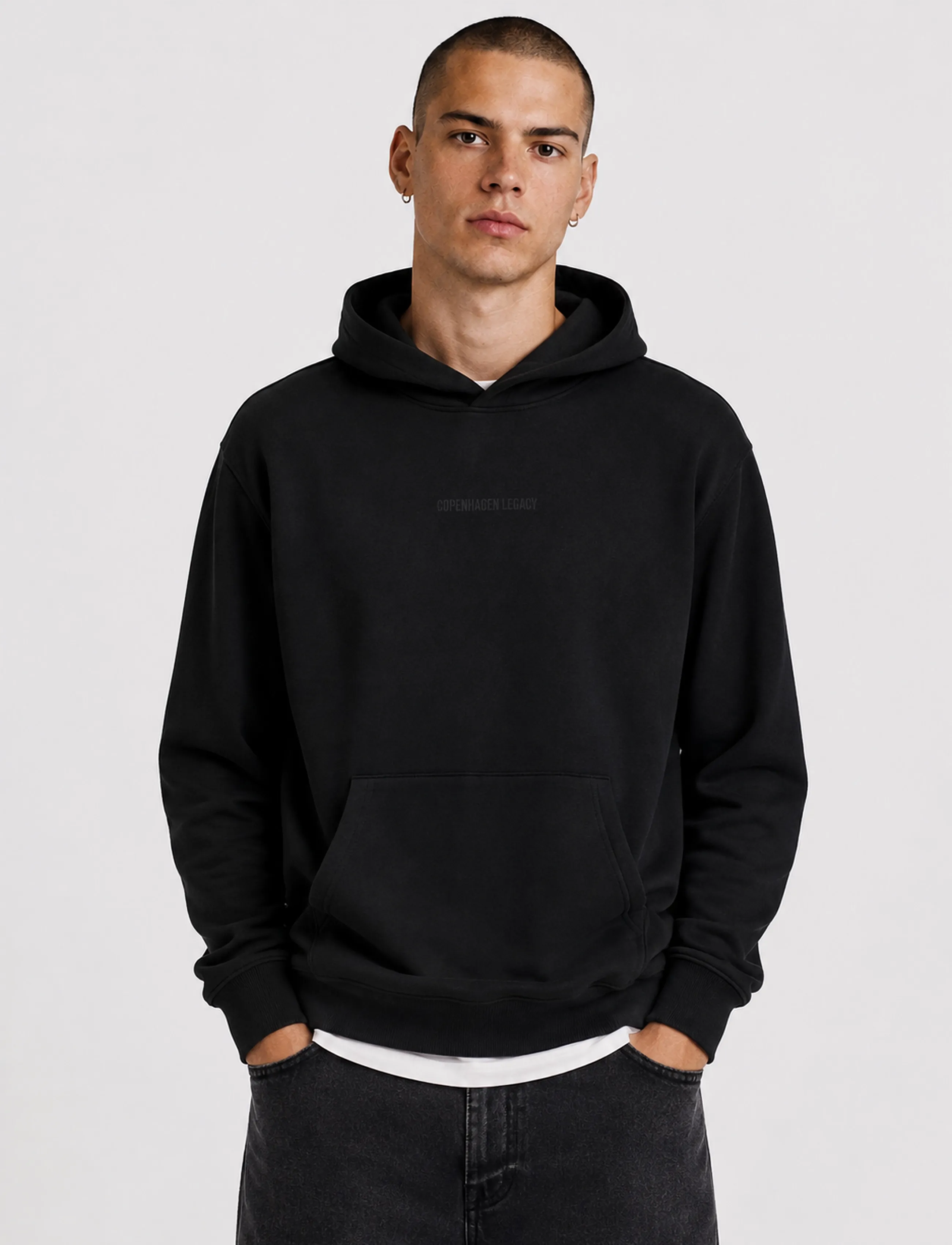Copenhagen Legacy - HOODIE - autumn savings - black - 3