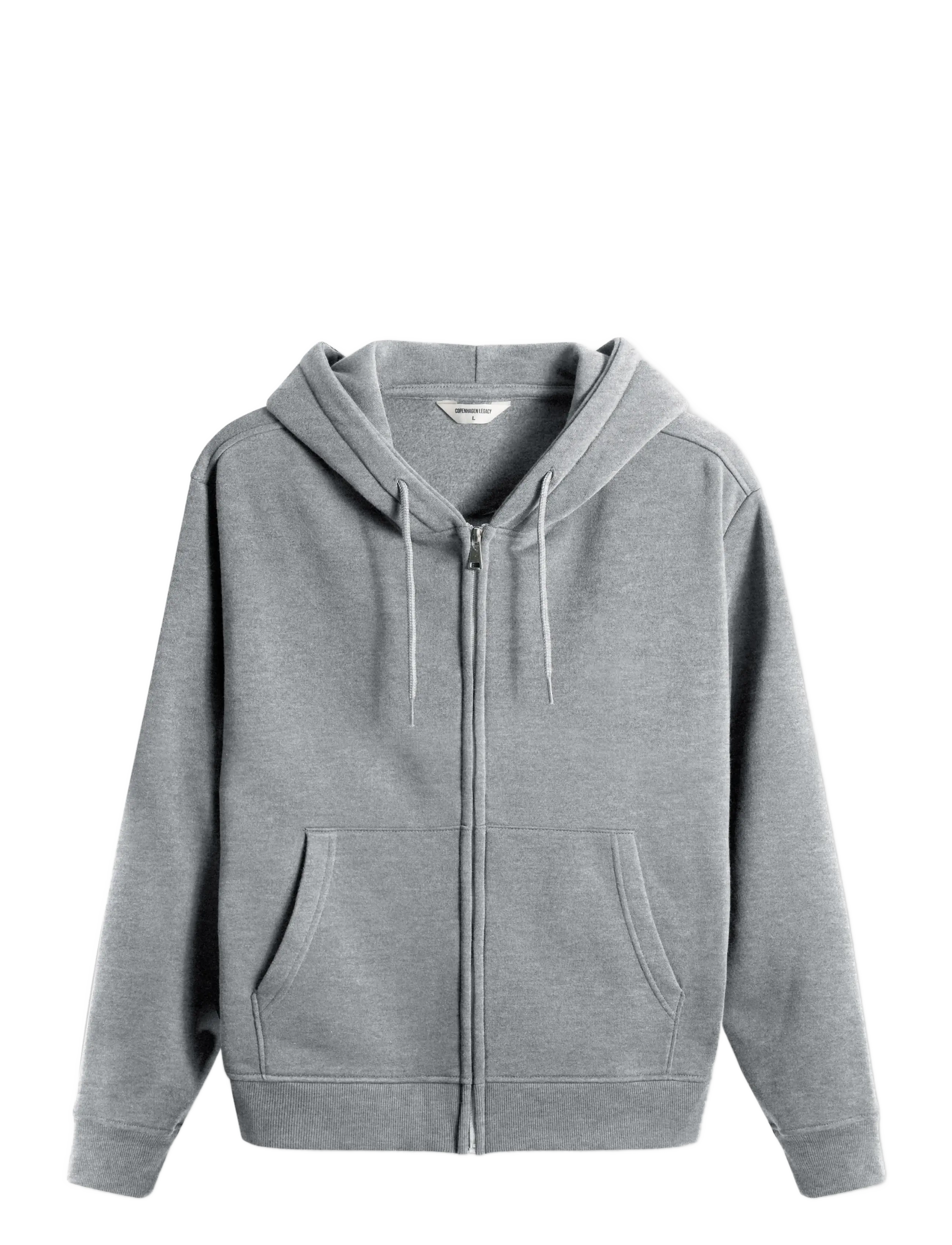Copenhagen Legacy ZIP HOODIE - Copenhagen Legacy - GREY MELANGE / grey