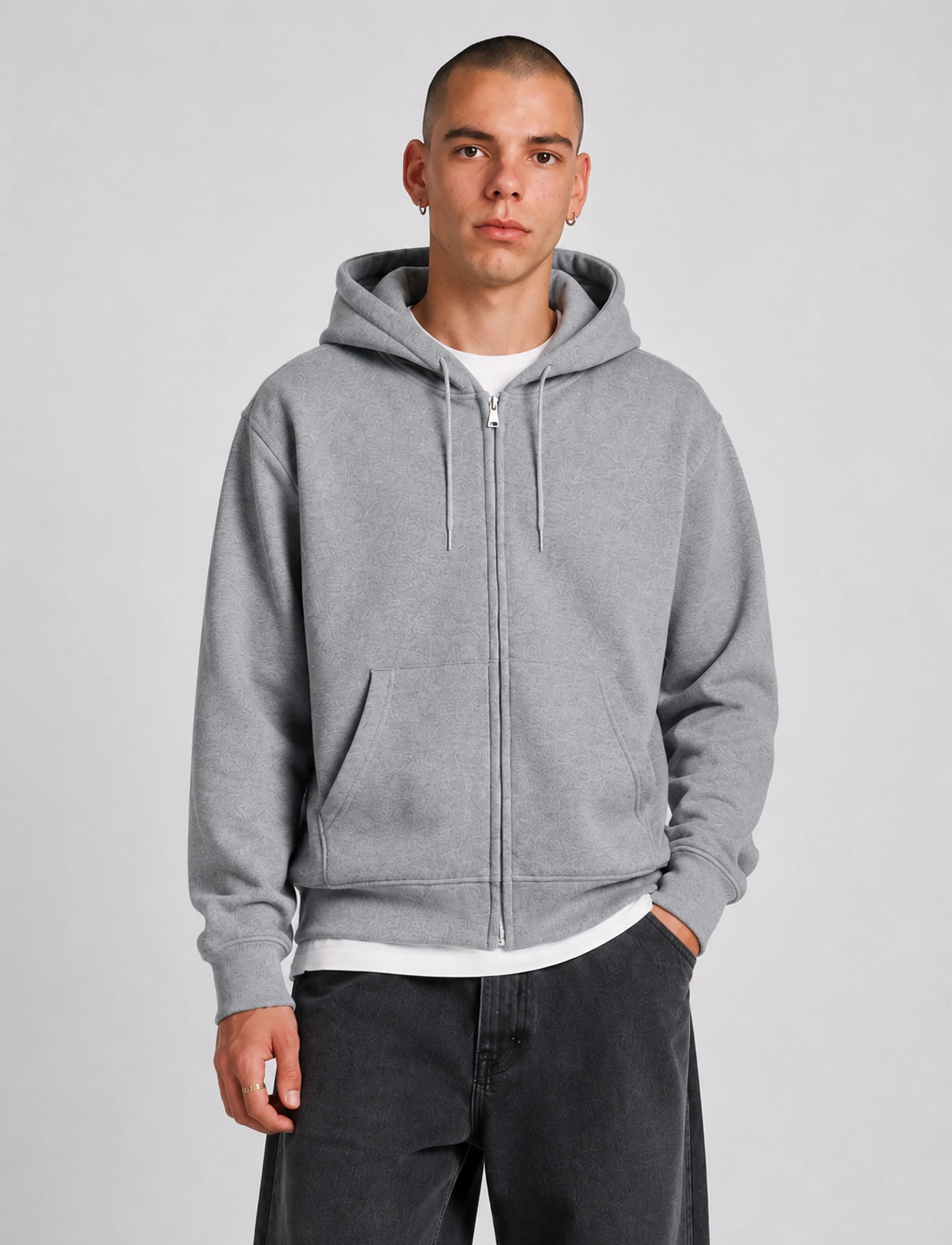 Copenhagen Legacy - ZIP HOODIE - autumn savings - grey melange - 3