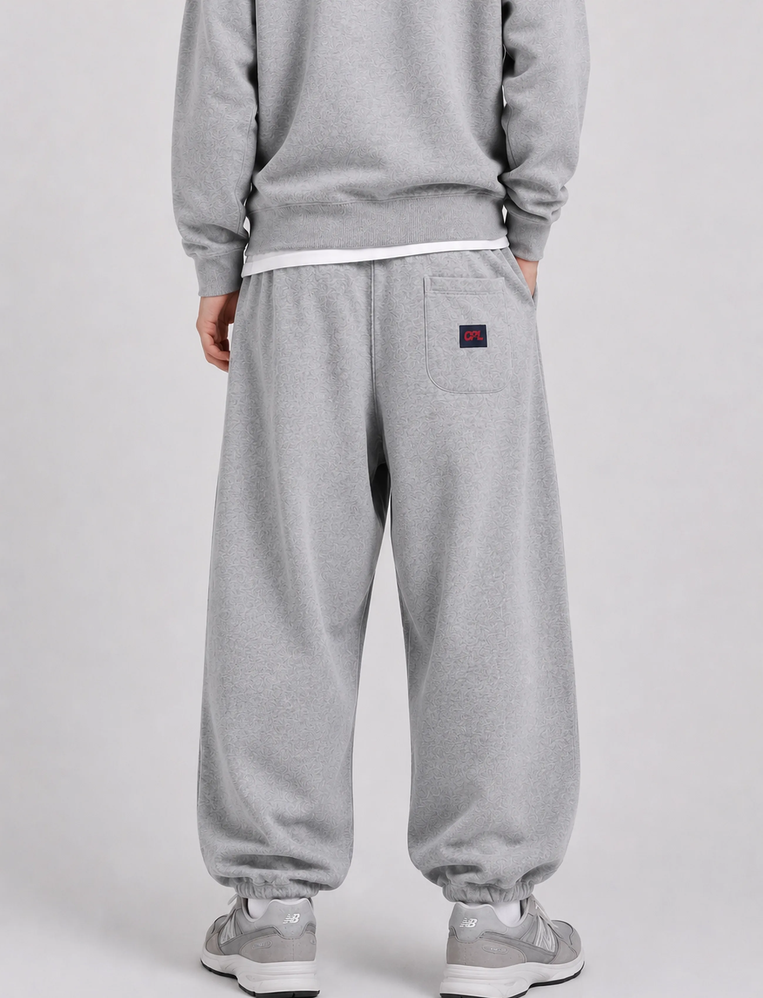 Copenhagen Legacy - SWEAT PANTS - men - grey melange - 4