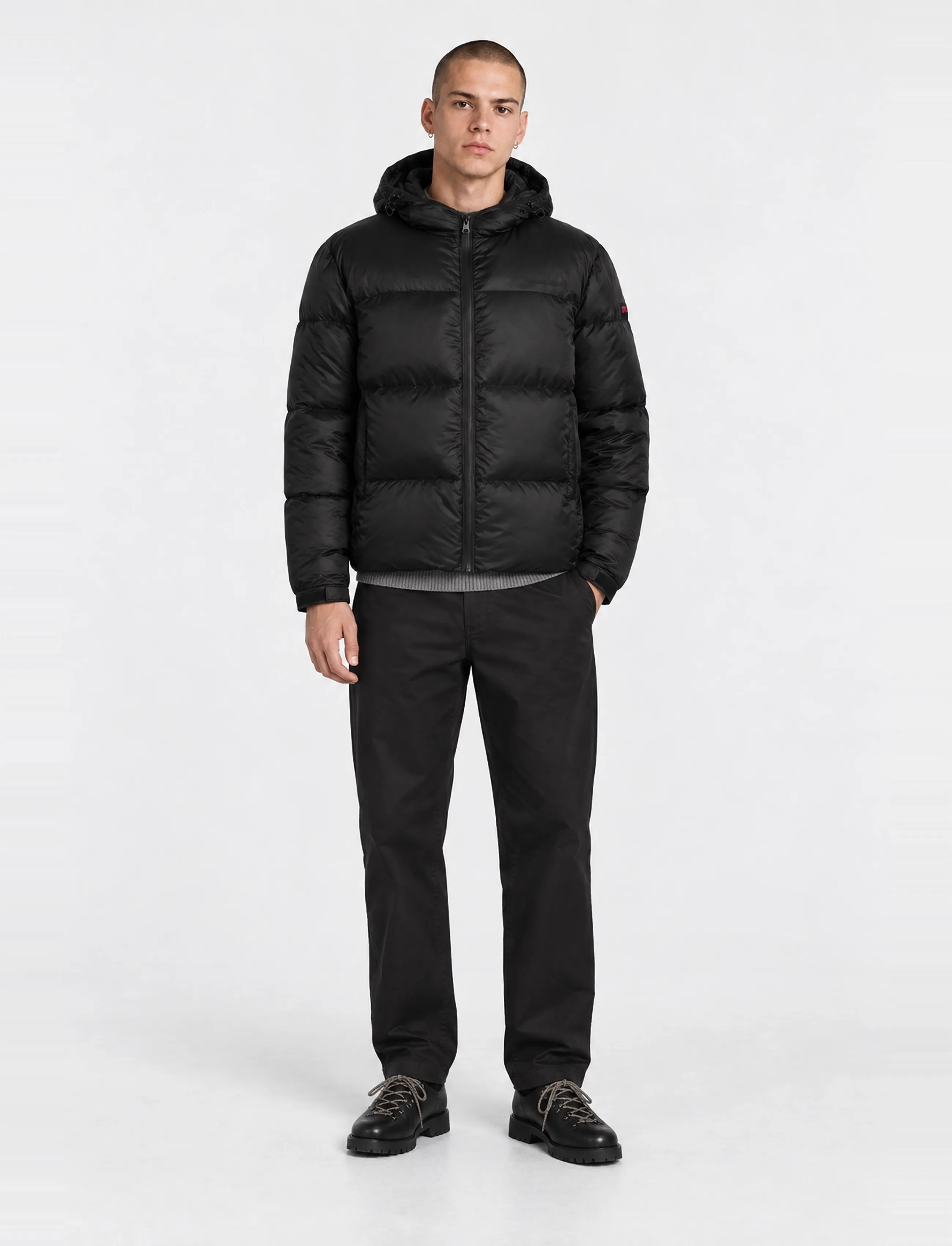 Copenhagen Legacy - PUFF HOODED JACKET - talvejoped - black - 0