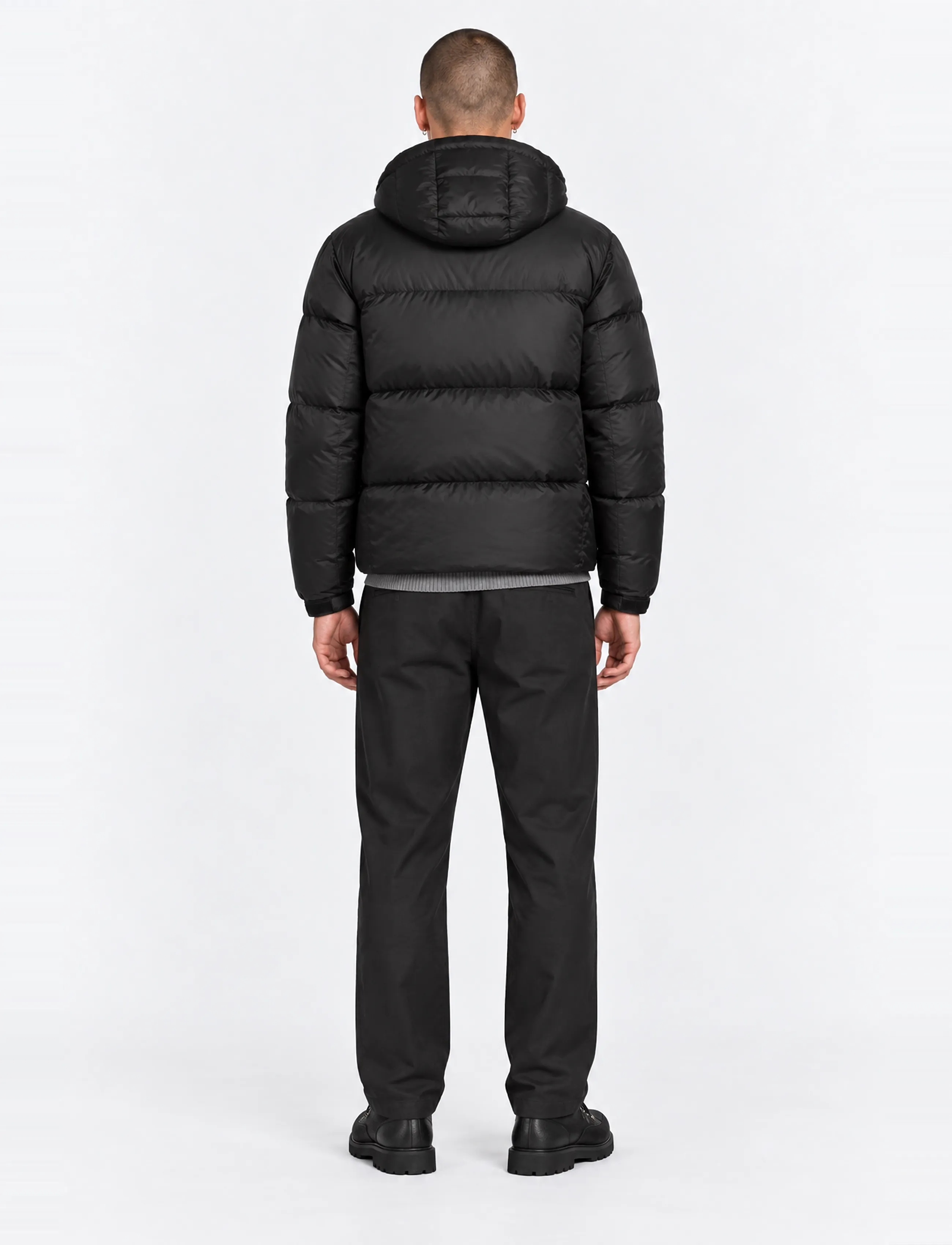 Copenhagen Legacy - PUFF HOODED JACKET - talvejoped - black - 4